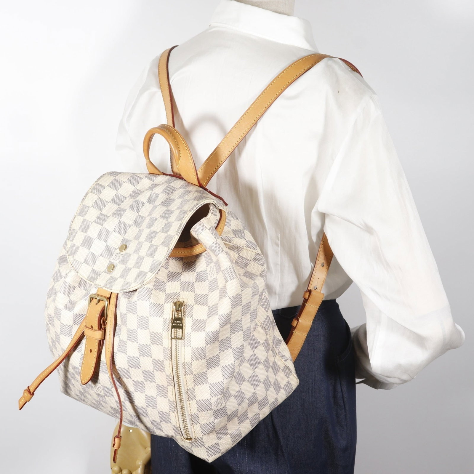 Vuitton Louis Backpack Damier - 19