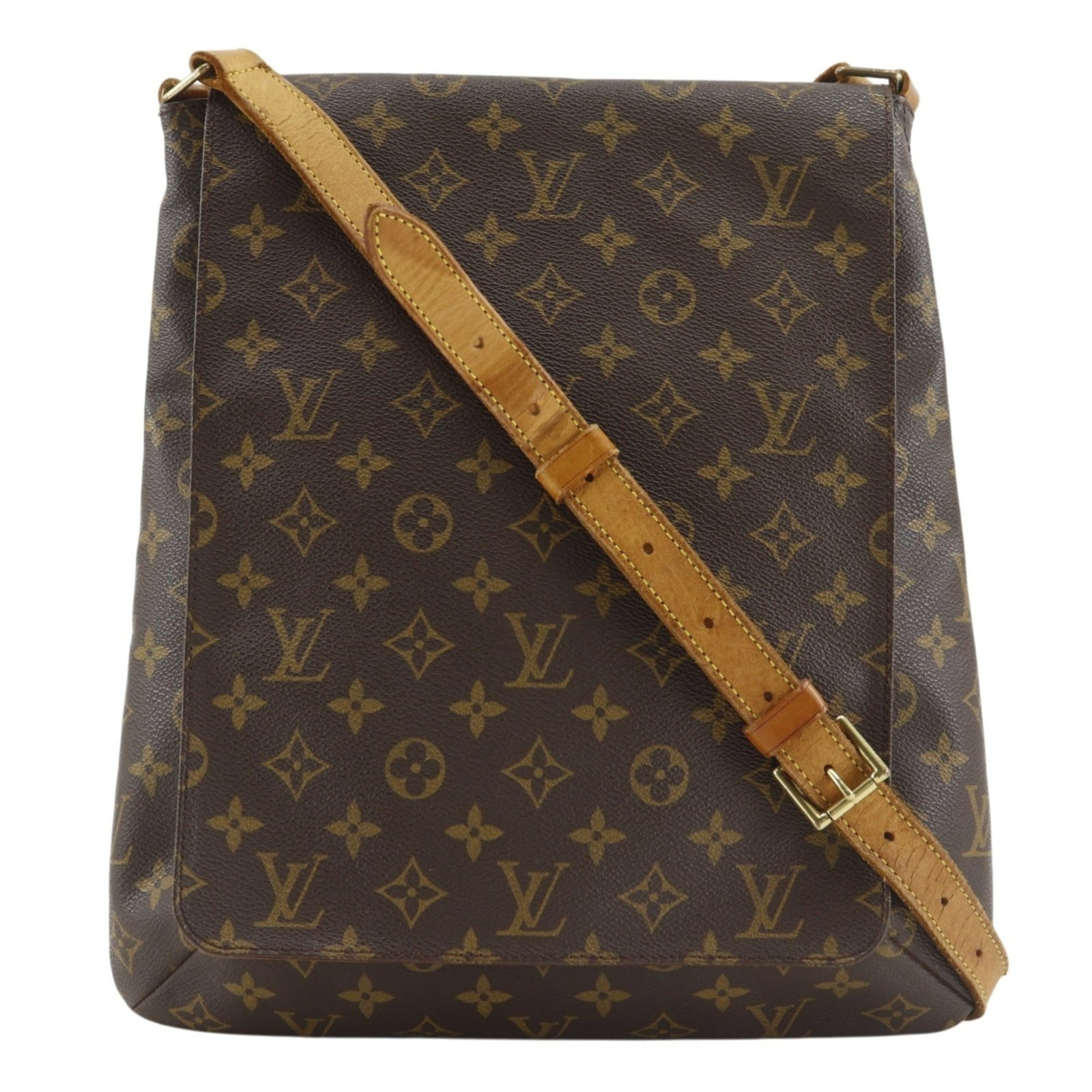 Shoulder Bag Monogram By Louis Vuitton: Shoulder Bag Monogram By Louis Vuitton Brown Monogram Shoulder Bag by Louis Vuitton, measuring 36cm x 31cm x 8cm, features the iconic monogram pattern and a sturdy design with an adjustable strap drop