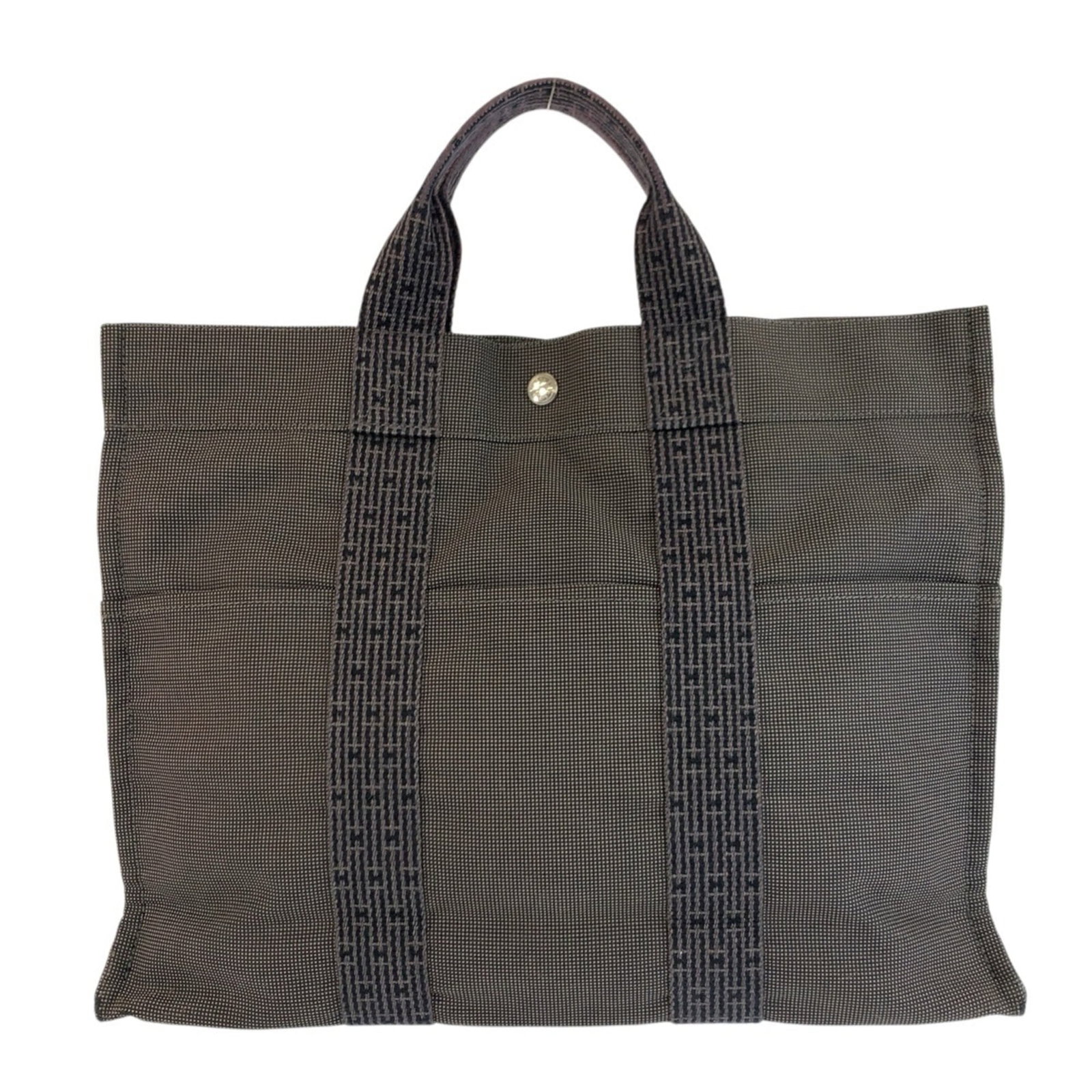 Polyester Polyamide Handbag Tote Hermes: Polyester Polyamide Handbag Tote Hermes Polyester Polyamide Handbag Tote Hermes - A stylish and versatile tote bag from France, crafted with polyamide and polyester materials in a sleek gray color. Me