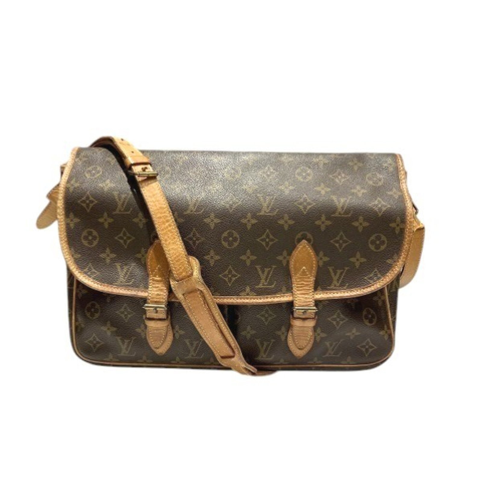 Shoulder bag Monogram Louis Vuitton: Shoulder bag Monogram Louis Vuitton Brown Monogram Louis Vuitton Shoulder Bag, measuring 25cm x 37cm x 11cm. This iconic bag features the classic monogram pattern and is made from high-quality