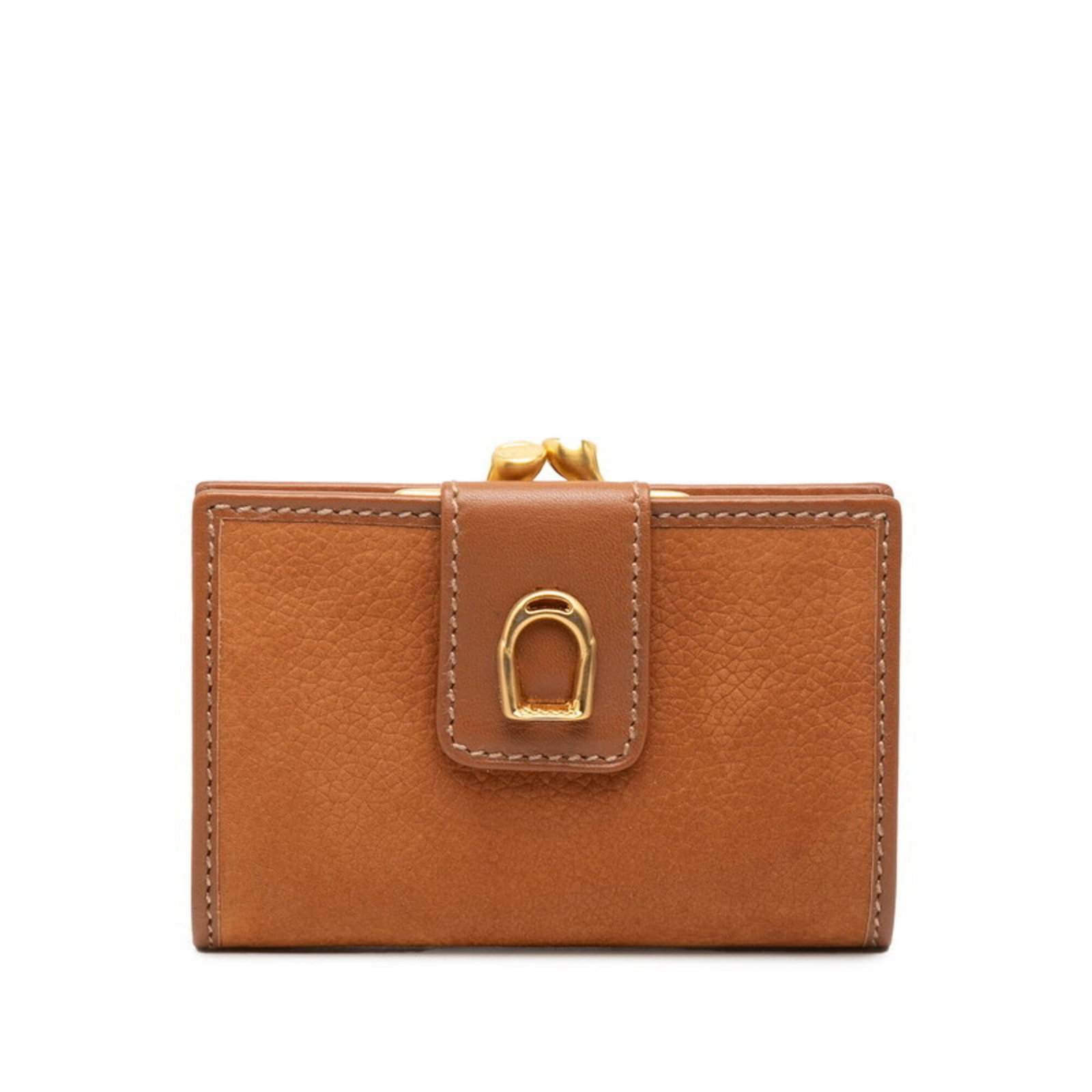 Coin purse leather case: Coin purse leather case This Gucci leather coin purse case boasts a classic brown color and sleek design, measuring 6cm x 9.5cm x 2cm in size. Made from high-quality leather, its compact shape makes i