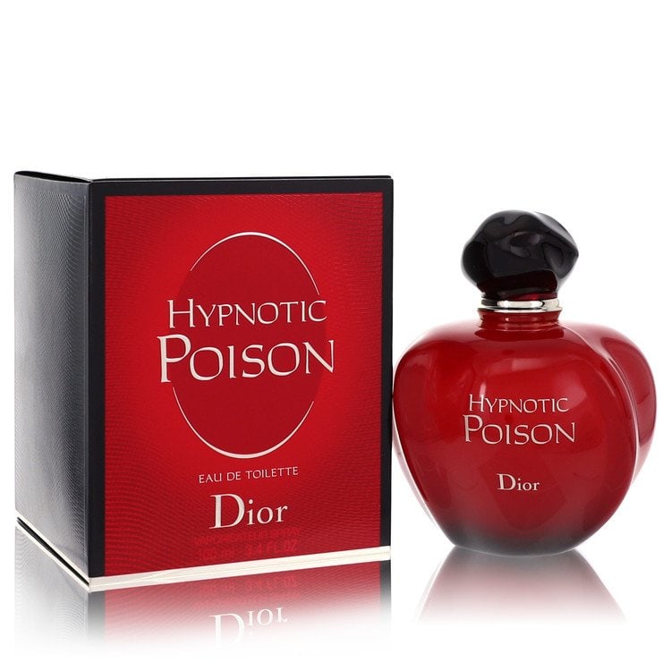 Hypnotic Poison by Christian Dior Eau De Toilette Spray 3.4 oz: Hypnotic Poison by Christian Dior Eau De Toilette Spray 3.4 oz Hypnotic Poison by Christian Dior Eau De Toilette Spray is a seductive scent featuring top notes of almond, caraway, and jasmine. This