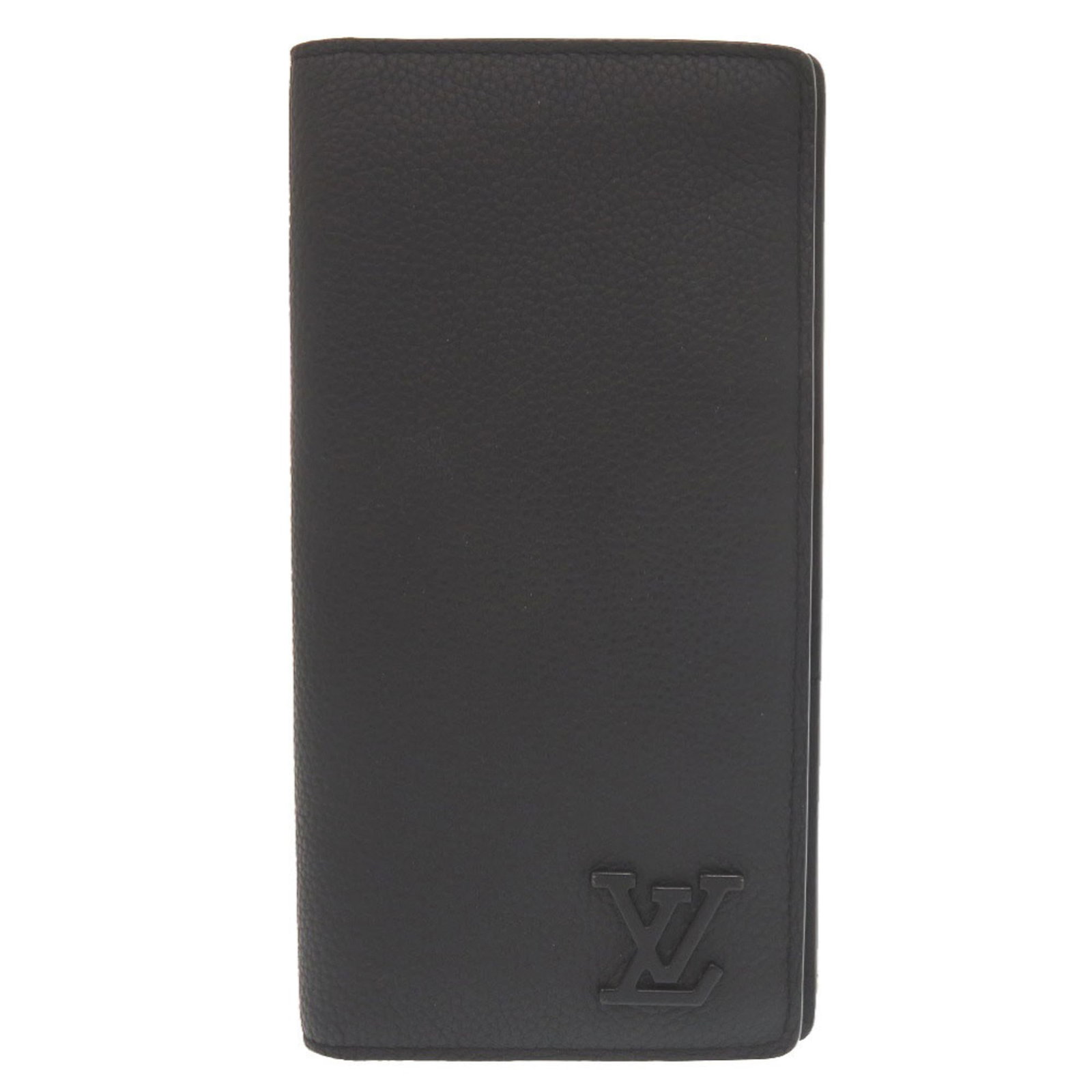 Long Wallet Bi Fold Leather Louis Vuitton: Long Wallet Bi Fold Leather Louis Vuitton Black Long Wallet Bi Fold Leather Louis Vuitton, measuring 19cm x 10cm x 2cm. This bi-fold leather wallet features the iconic Louis Vuitton design and constru