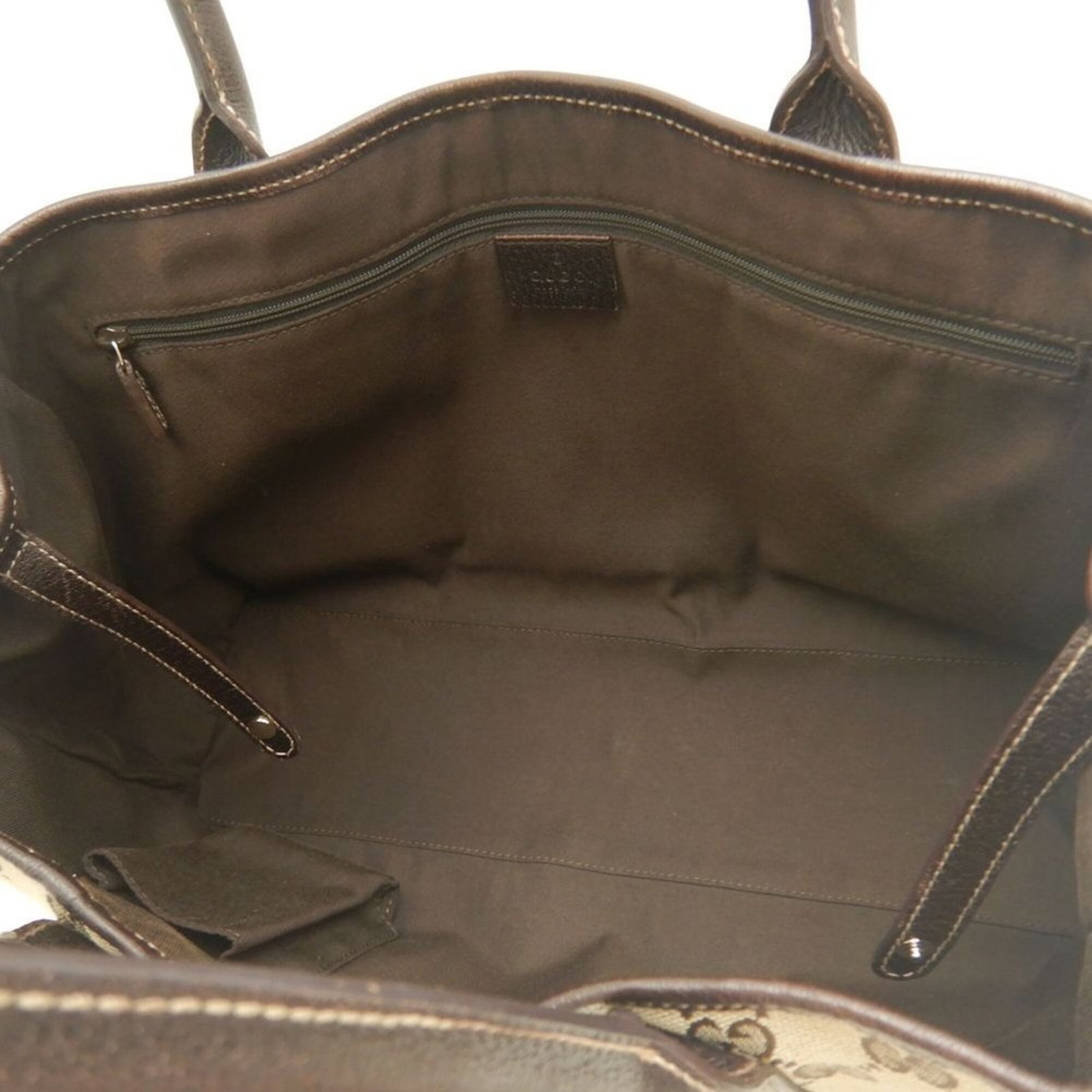 Canvas Leather bag Gucci Tote - 4