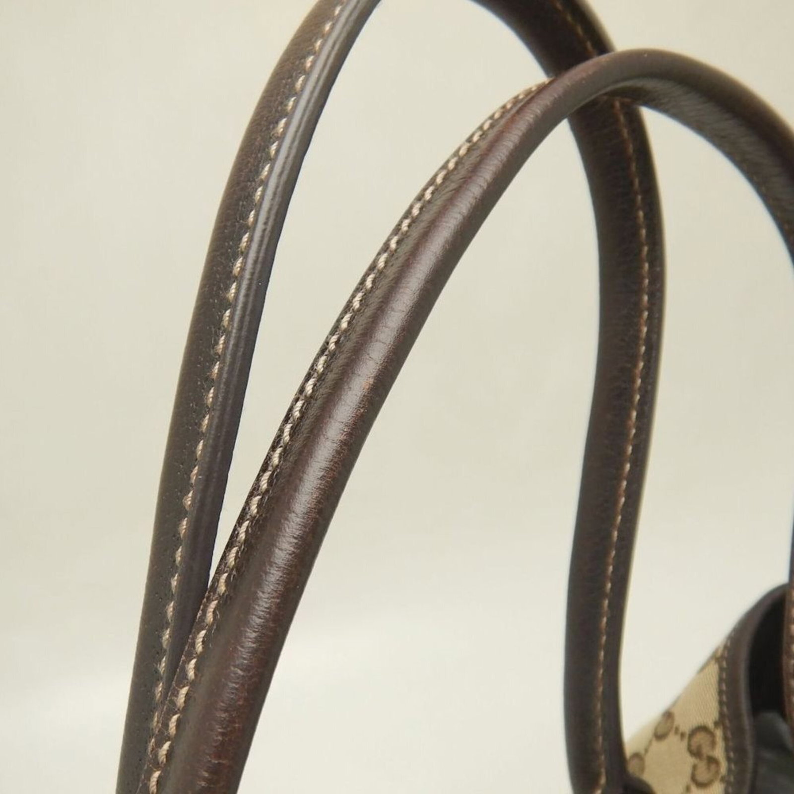 Canvas Leather bag Gucci Tote - 7