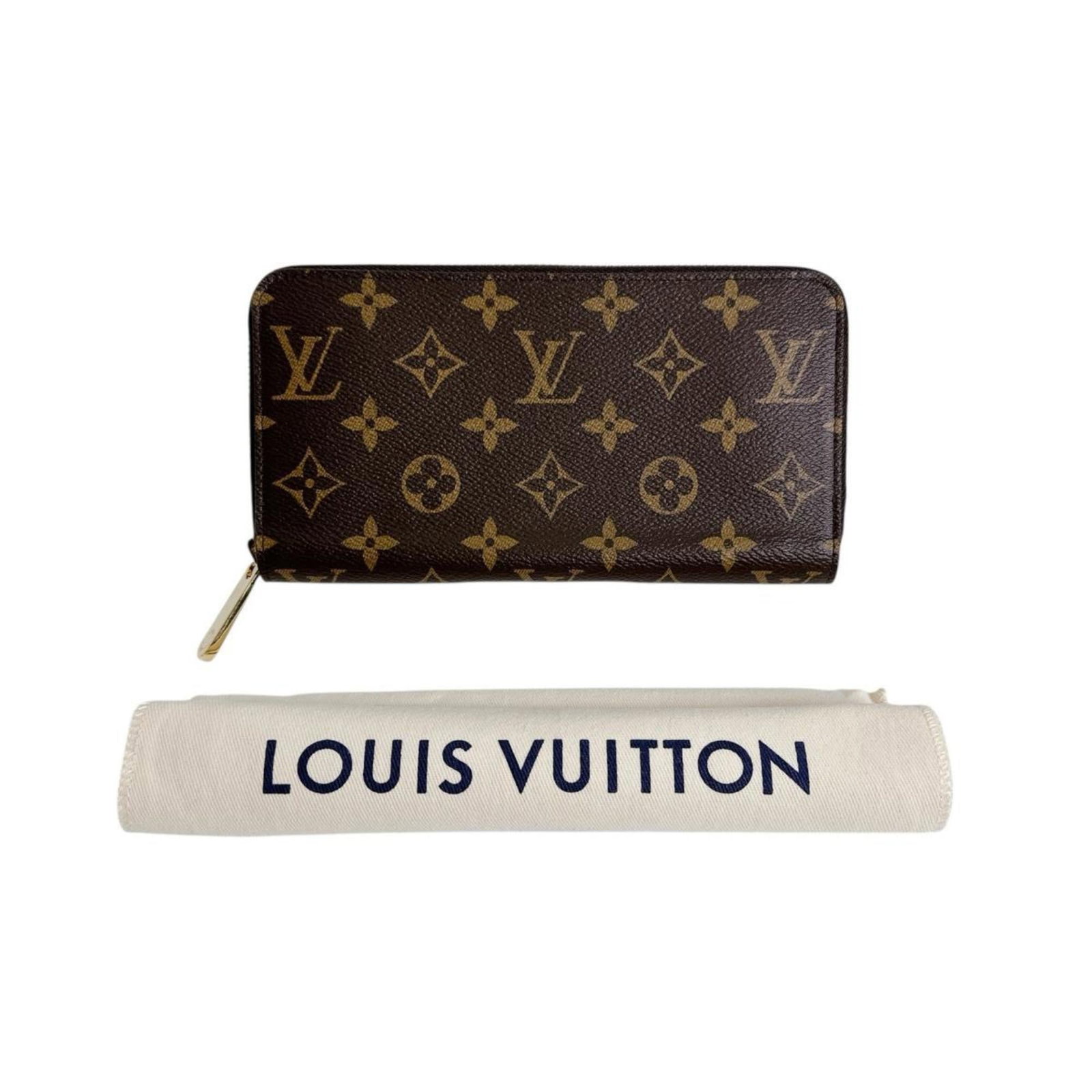 Louis Vuitton bi fold monogram wallet: Louis Vuitton bi fold monogram wallet The Louis Vuitton bi-fold monogram wallet boasts the iconic brand's signature monogram pattern in rich brown and rose hues. With its sturdy design and elegant