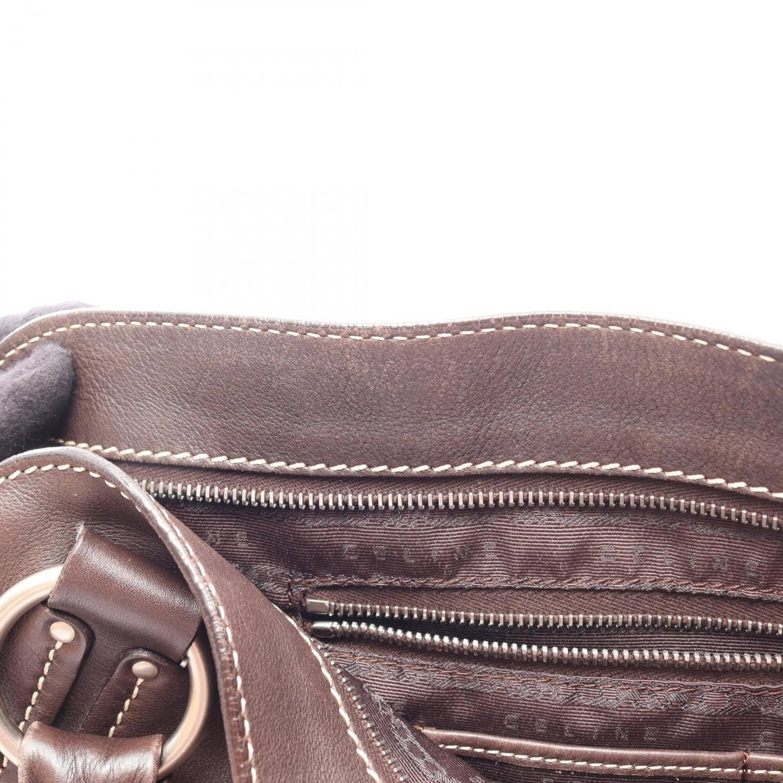 Handbag Celine Leather - 6