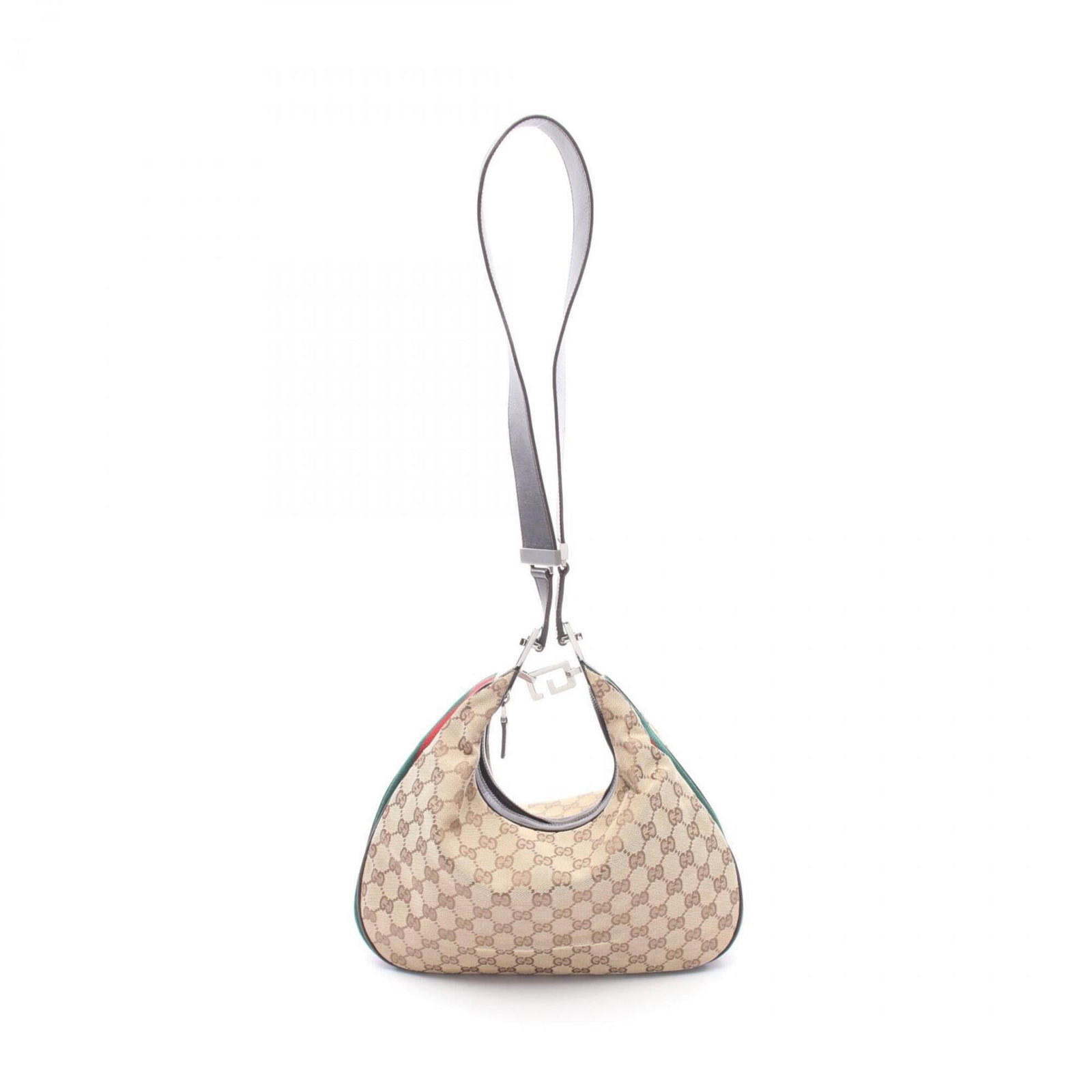 Canvas leather handbag shoulder gucci bag (1 of 15)