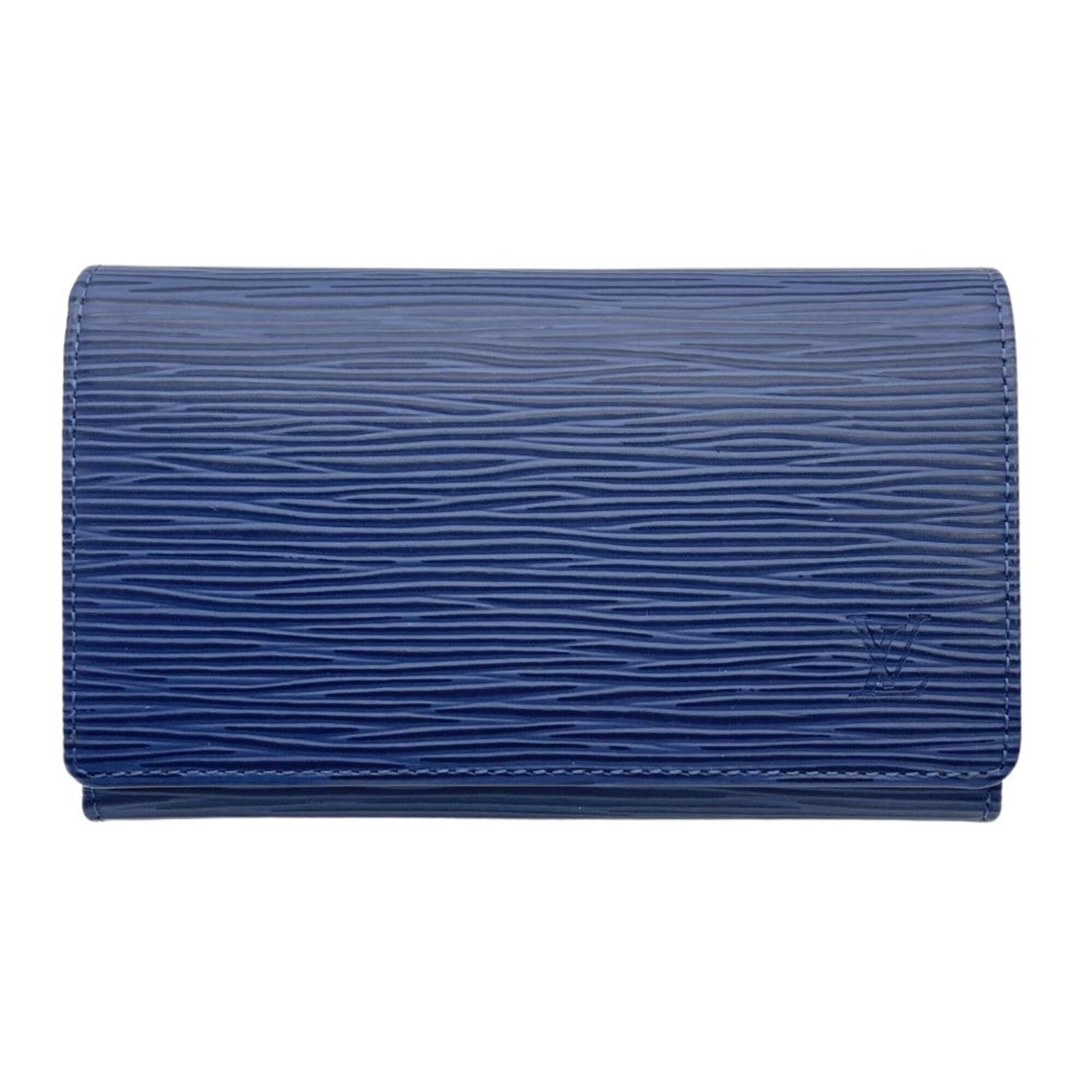 Louis Vuitton Wallet (Bi-Fold) Epi Leather: Louis Vuitton Wallet (Bi-Fold) Epi Leather The Louis Vuitton Wallet (Bi-Fold) Epi Leather features a classic design with high-quality Epi leather construction, showcasing the iconic blue color. This b