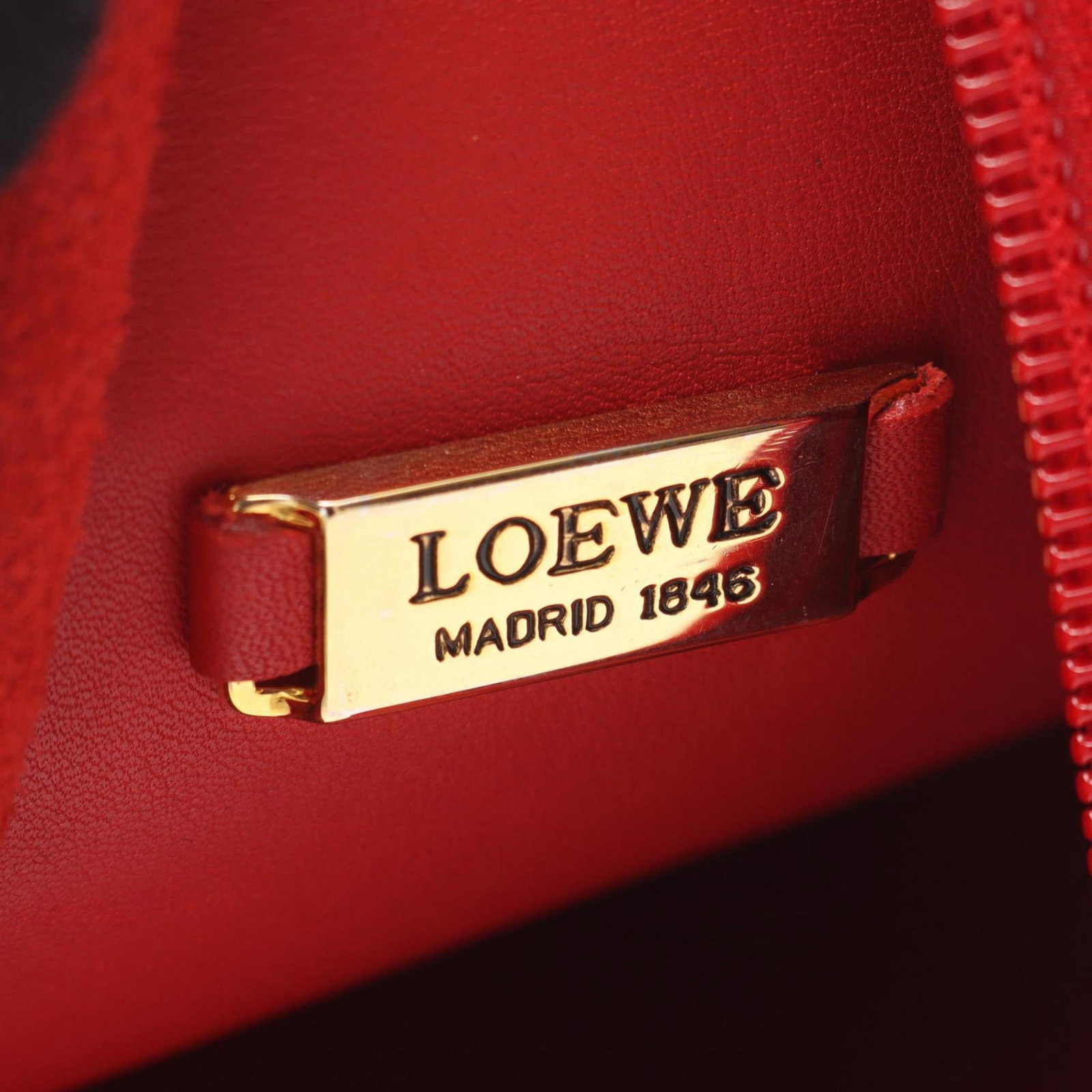 Backpack Handbag Leather Pouch Loewe - 4
