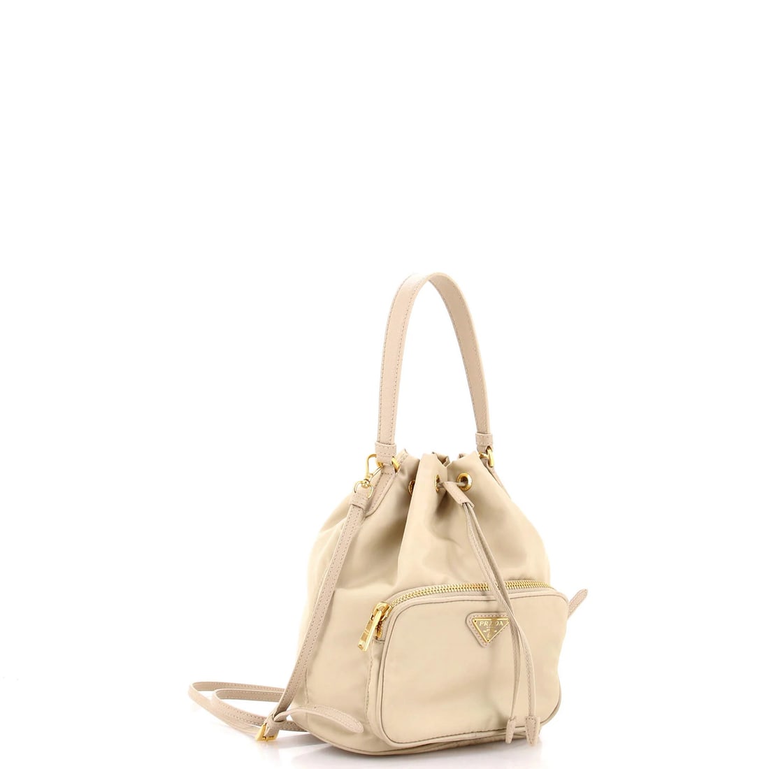 Tessuto Small Prada Drawstring Bag Bucket - 2