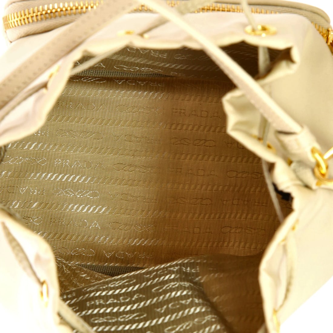 Tessuto Small Prada Drawstring Bag Bucket - 5