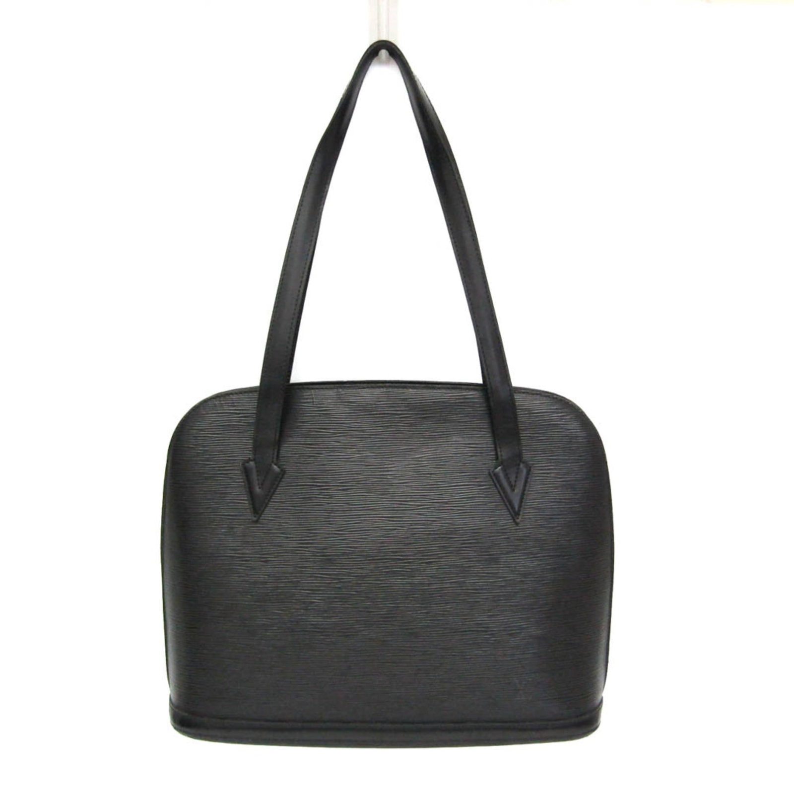 Vuitton Leather Epi Bag Shoulder Louis: Vuitton Leather Epi Bag Shoulder Louis The Louis Vuitton Epi Bag Shoulder Lussac M52282 features iconic Epi leather in black, paired with a zipper closure and interior pockets for added convenience.