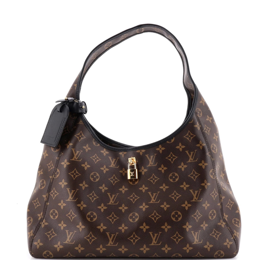 Canvas handbag monogram leather drop GM Louis Vuitton (1 of 7)