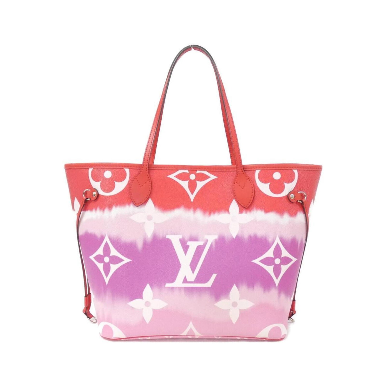 Canvas Coated Louis Vuitton Handbag: Canvas Coated Louis Vuitton Handbag Canvas Coated Louis Vuitton Handbag - A stylish and spacious bag with a sleek silver handle, measuring 29cm x 45cm x 17cm. Made from coated canvas material in the i