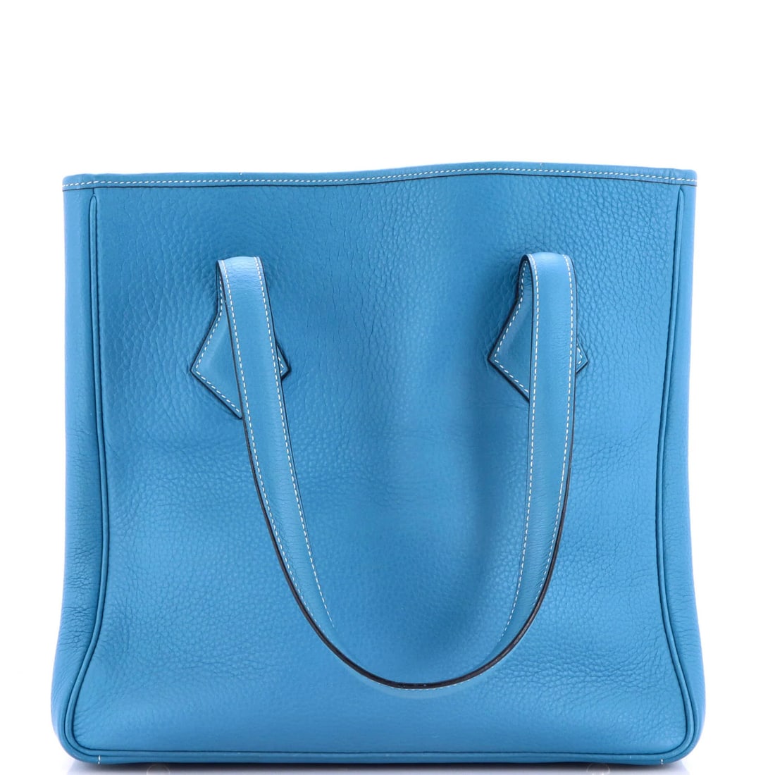Hermes Victoria II Cabas Clemence 32: Hermes Victoria II Cabas Clemence 32 The Hermes Victoria II Cabas Clemence 32 features a stunning blue exterior with leather interior and palladium hardware, making it a stylish and versatile tote.