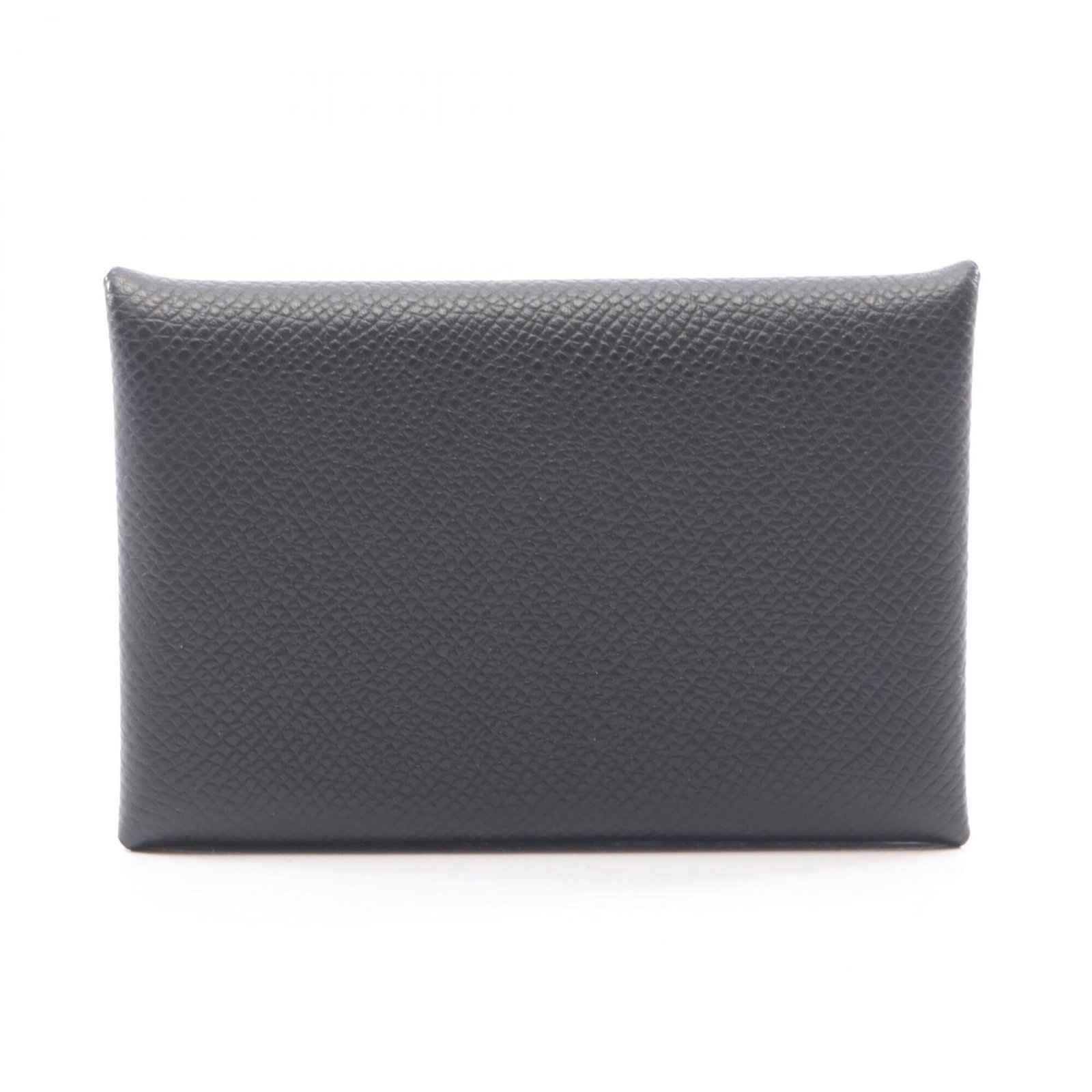 Hermes Coin Purse/ Coin Case Epsom Leather: Hermes Coin Purse/ Coin Case Epsom Leather Epsom leather craftsmanship shines in this sleek black coin purse from Hermes, measuring 7cm x 10.5cm x 1.5cm. The subtle design and premium material make