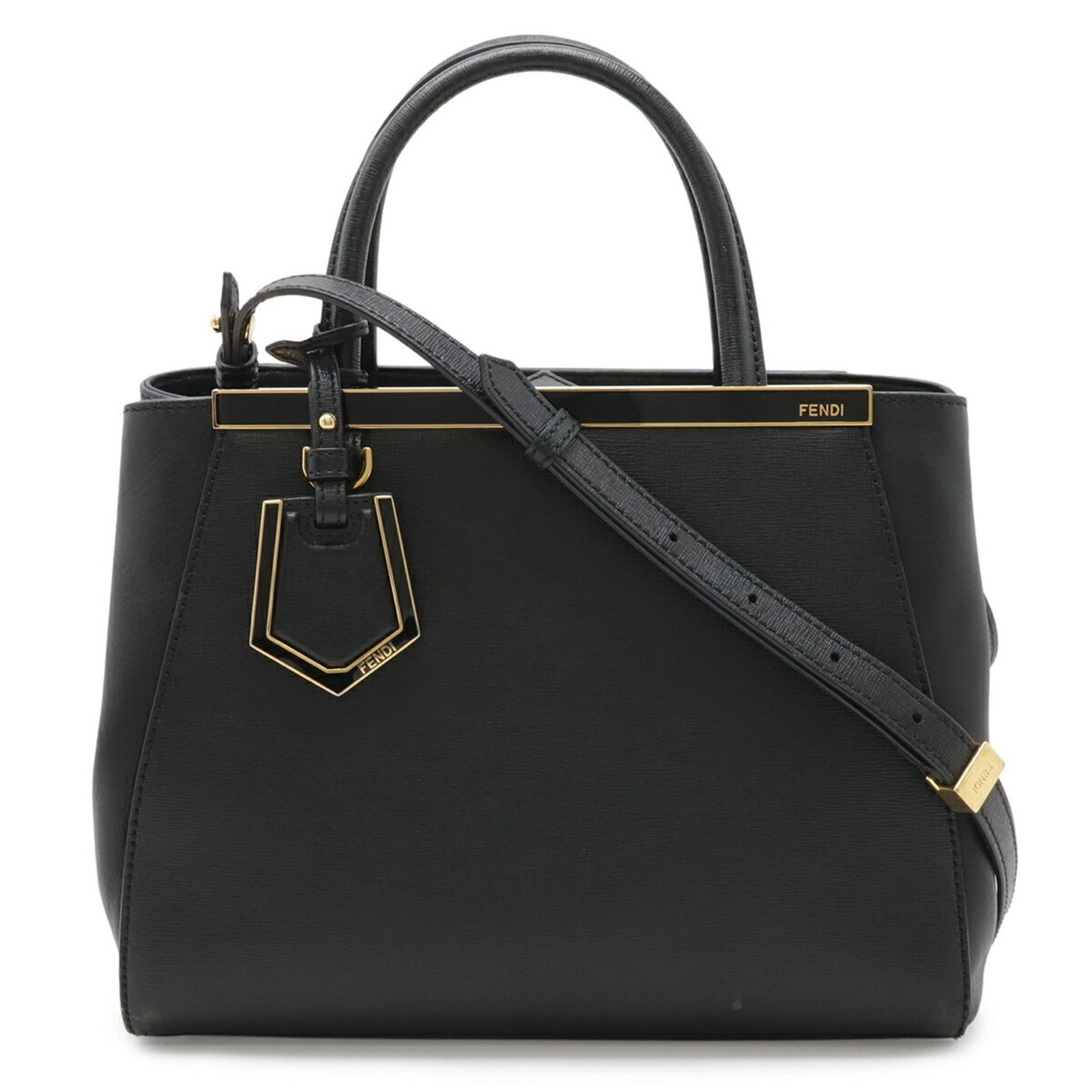 Handbag Leather Fendi Tote Bag Shoulder: Handbag Leather Fendi Tote Bag Shoulder The Fendi leather tote bag features a sleek black design, crafted from high-quality leather. Measuring 20.5cm x 26cm x 12cm, it offers a spacious and stylish