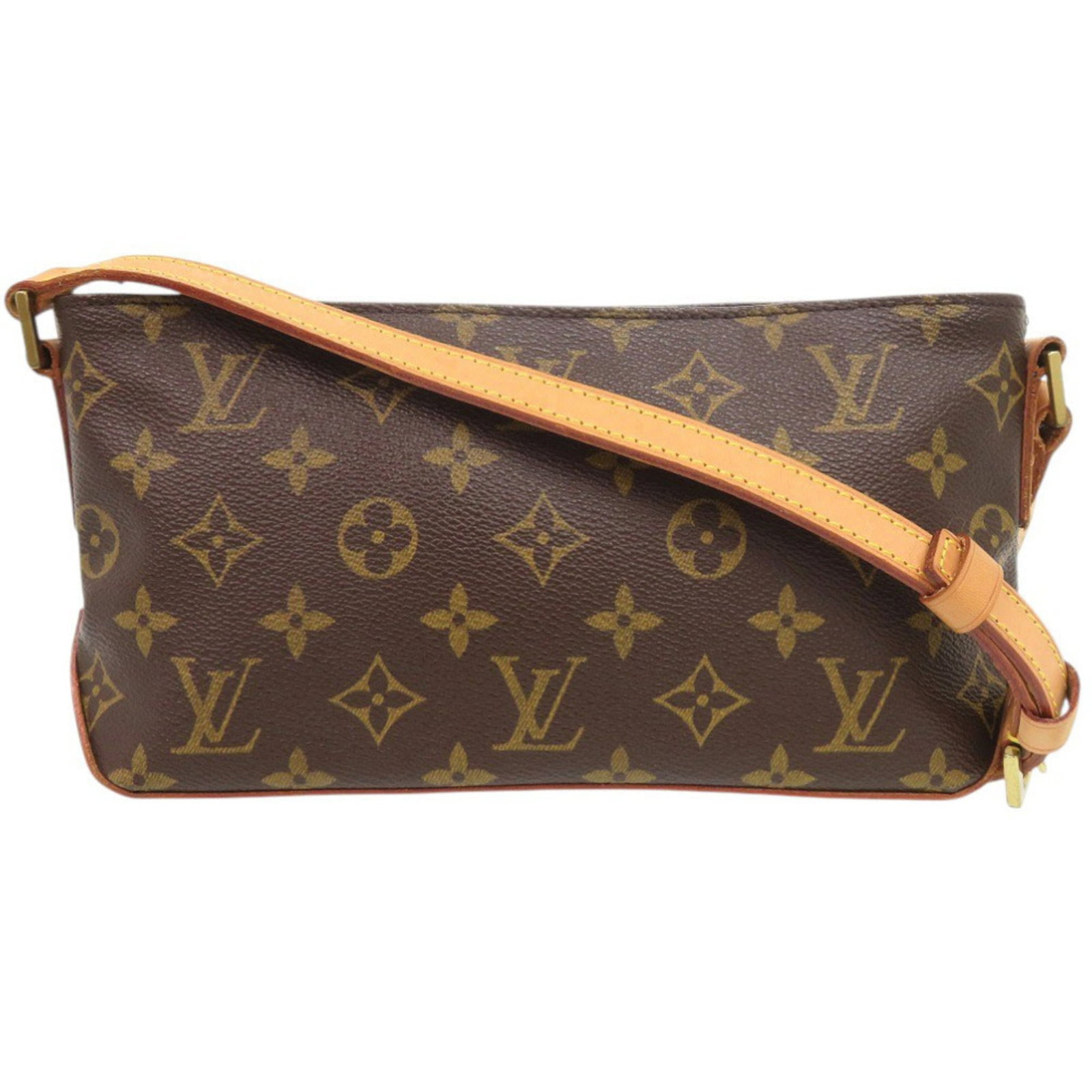 Shoulder Bag Monogram By Louis Vuitton: Shoulder Bag Monogram By Louis Vuitton Brown Monogram Shoulder Bag by Louis Vuitton. This classic shoulder bag features the iconic monogram pattern in rich brown tones, crafted from high-quality mater