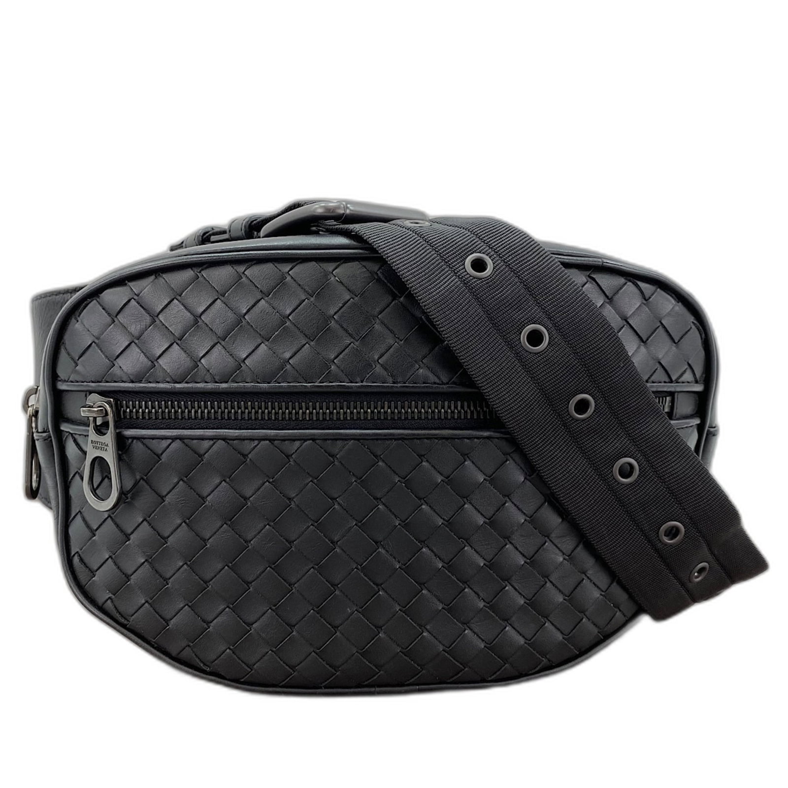 Leather Fanny Pack Bottega Veneta: Leather Fanny Pack Bottega Veneta Bottega Veneta's black leather fanny pack boasts sleek lines and a timeless design, perfect for everyday wear. Made from high-quality leather, its classic shape and
