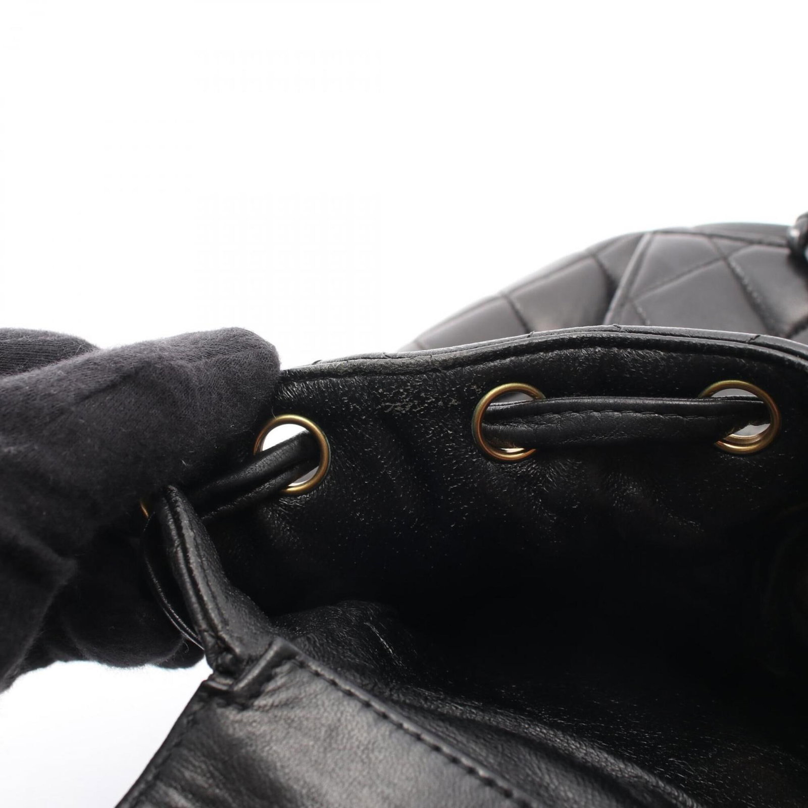 Chanel leather backpack - 14