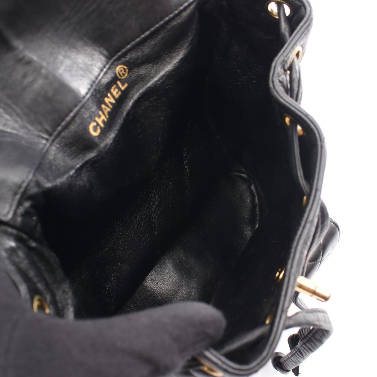 Chanel leather backpack - 3