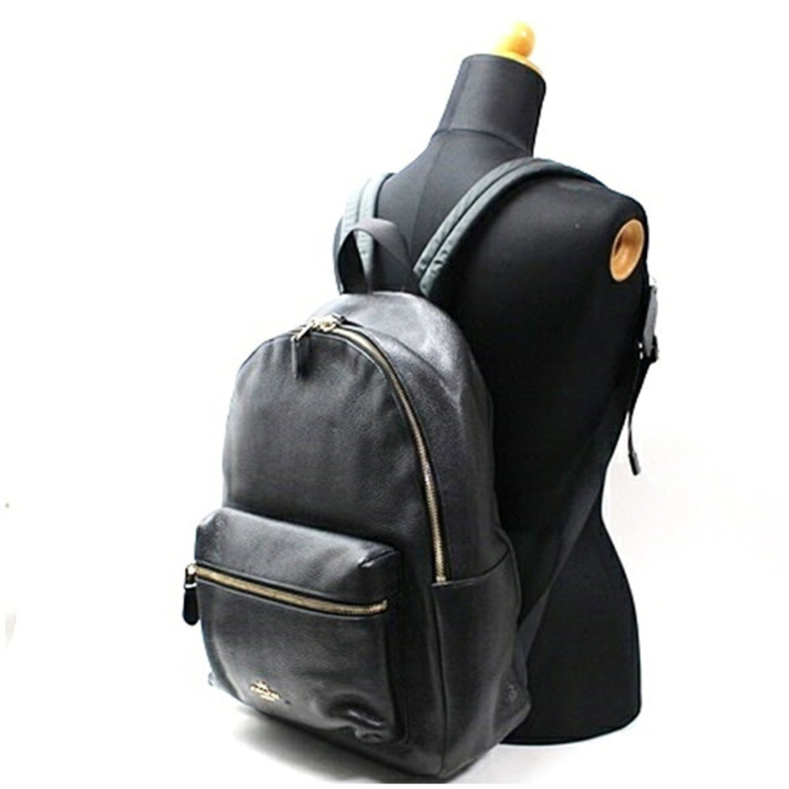 Backpack Leather Coach - 4