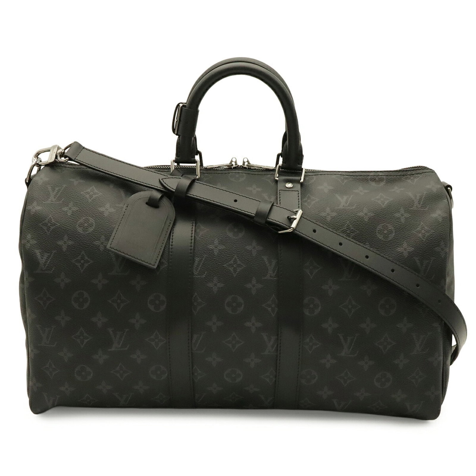 Boston Bag Canvas Monogram Eclipse Louis Vuitton Shoulder: Boston Bag Canvas Monogram Eclipse Louis Vuitton Shoulder Item Specifics: Brand: Louis Vuitton Type: Boston bag, Shoulder bag Material: Monogram Eclipse , Canvas Color: Black, Gray Gender: Men,Women