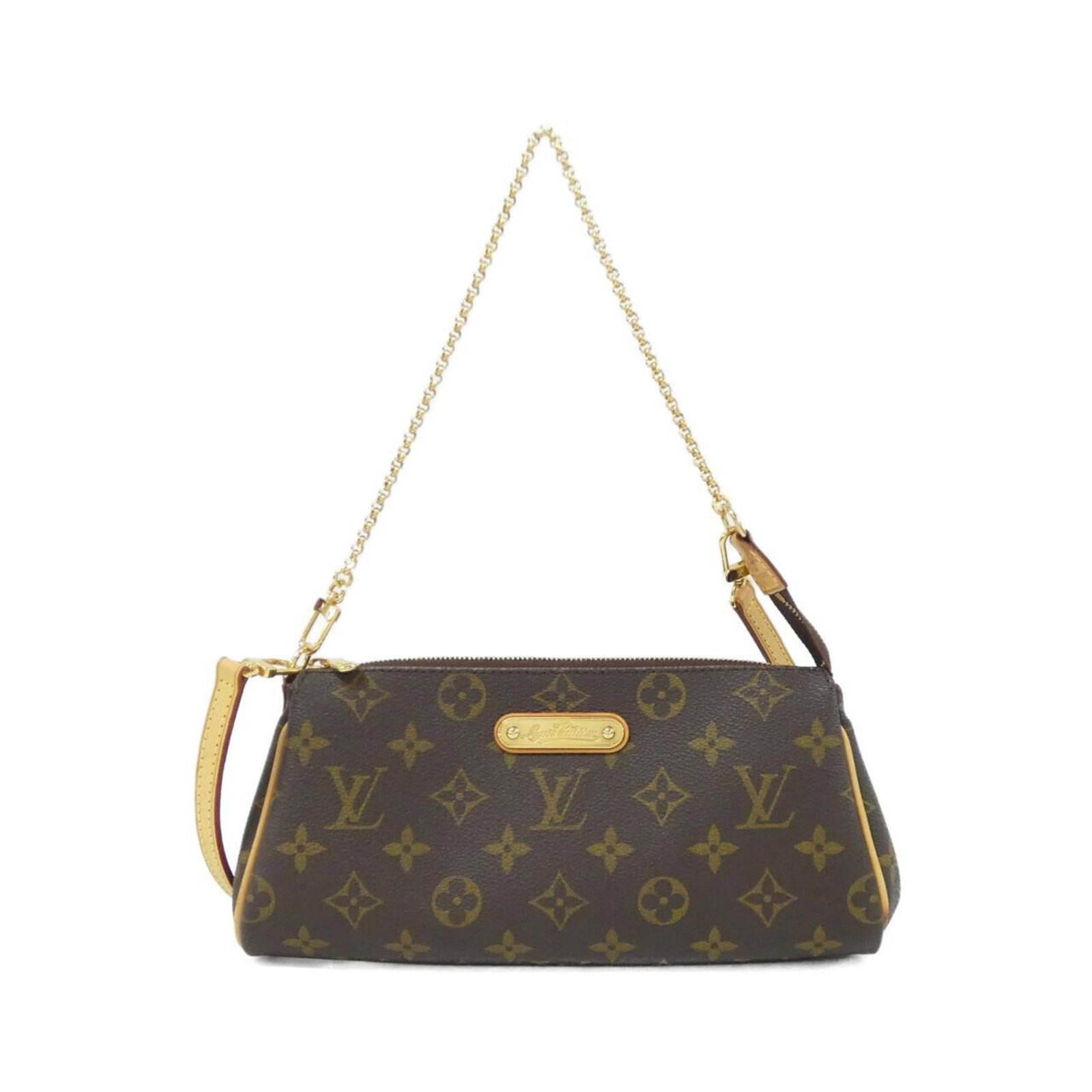 Shoulder bag coated canvas by Louis Vuitton: Shoulder bag coated canvas by Louis Vuitton Coated canvas by Louis Vuitton, featuring the iconic brand's signature style. This brown shoulder bag boasts a classic design with clean lines and a
