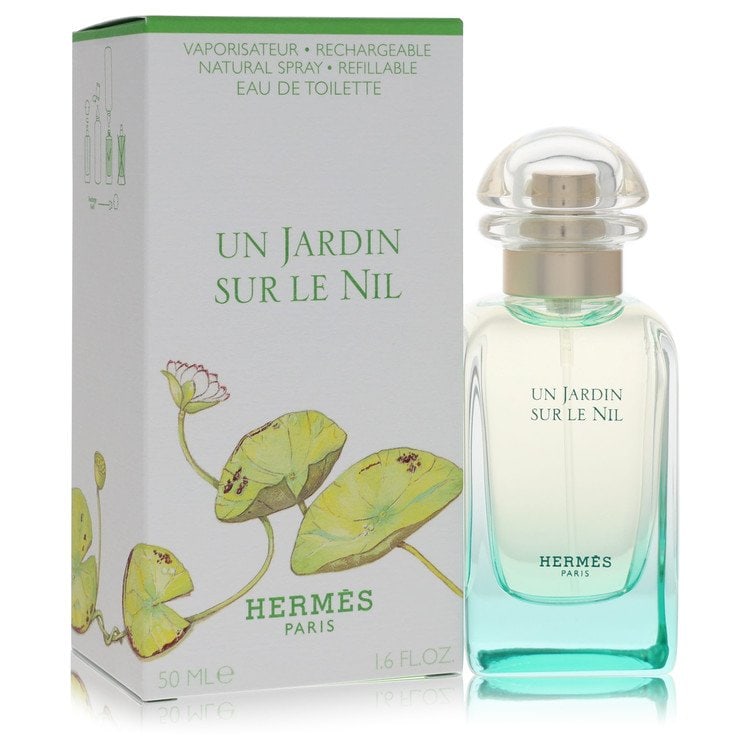 Un Jardin Sur Le Nil by Hermes Eau De Toilette Spray 1.7 oz: Un Jardin Sur Le Nil by Hermes Eau De Toilette Spray 1.7 oz Un Jardin Sur Le Nil by Hermes Eau De Toilette Spray, a fragrance created by Jean Claude Ellena, captures the essence of a garden on the