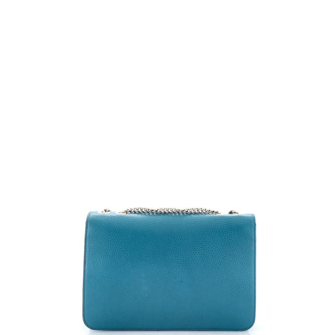 Medium leather shoulder bag Gucci interlocking - 3