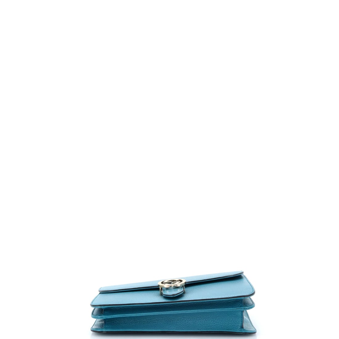 Medium leather shoulder bag Gucci interlocking - 4