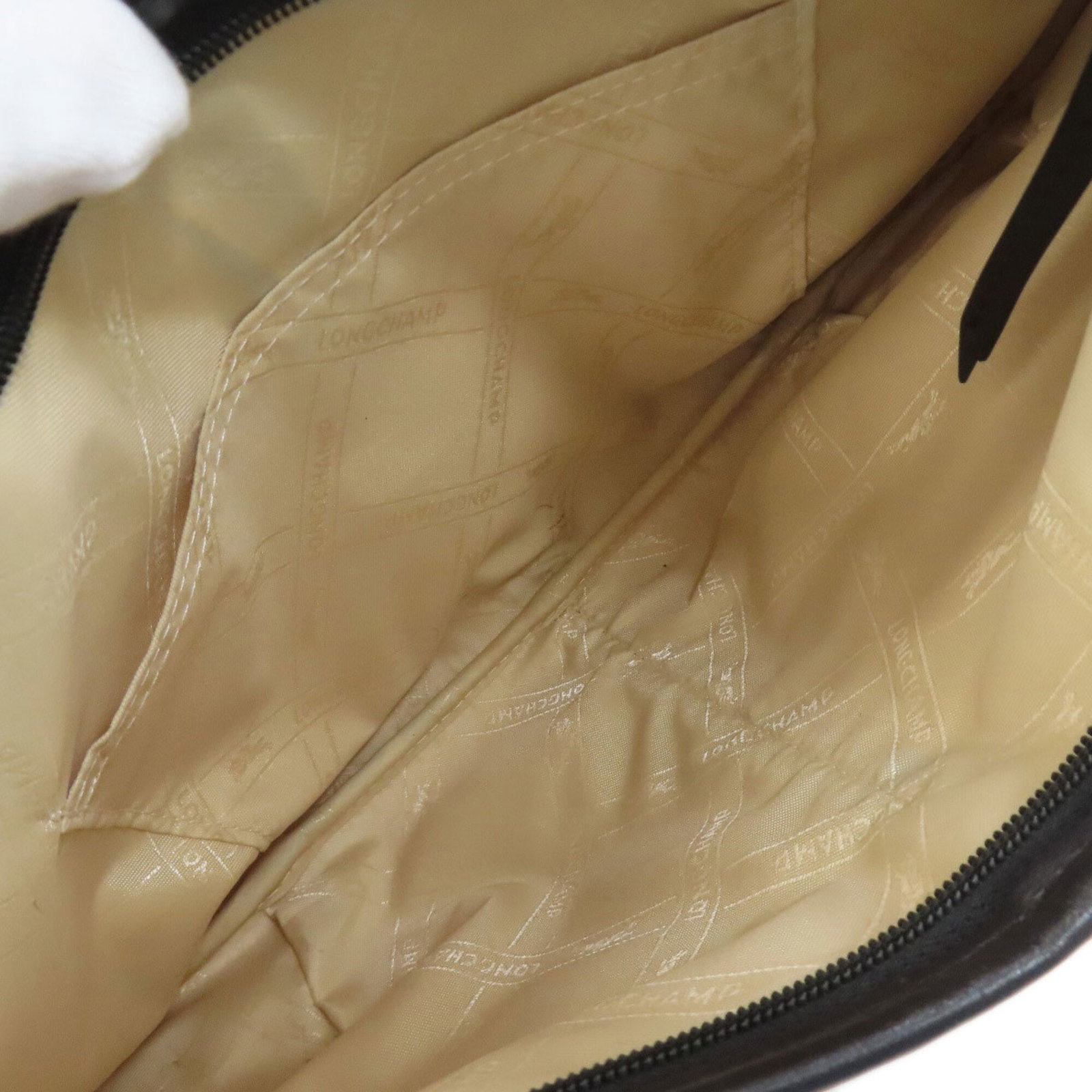 Canvas handbag longchamp - 5