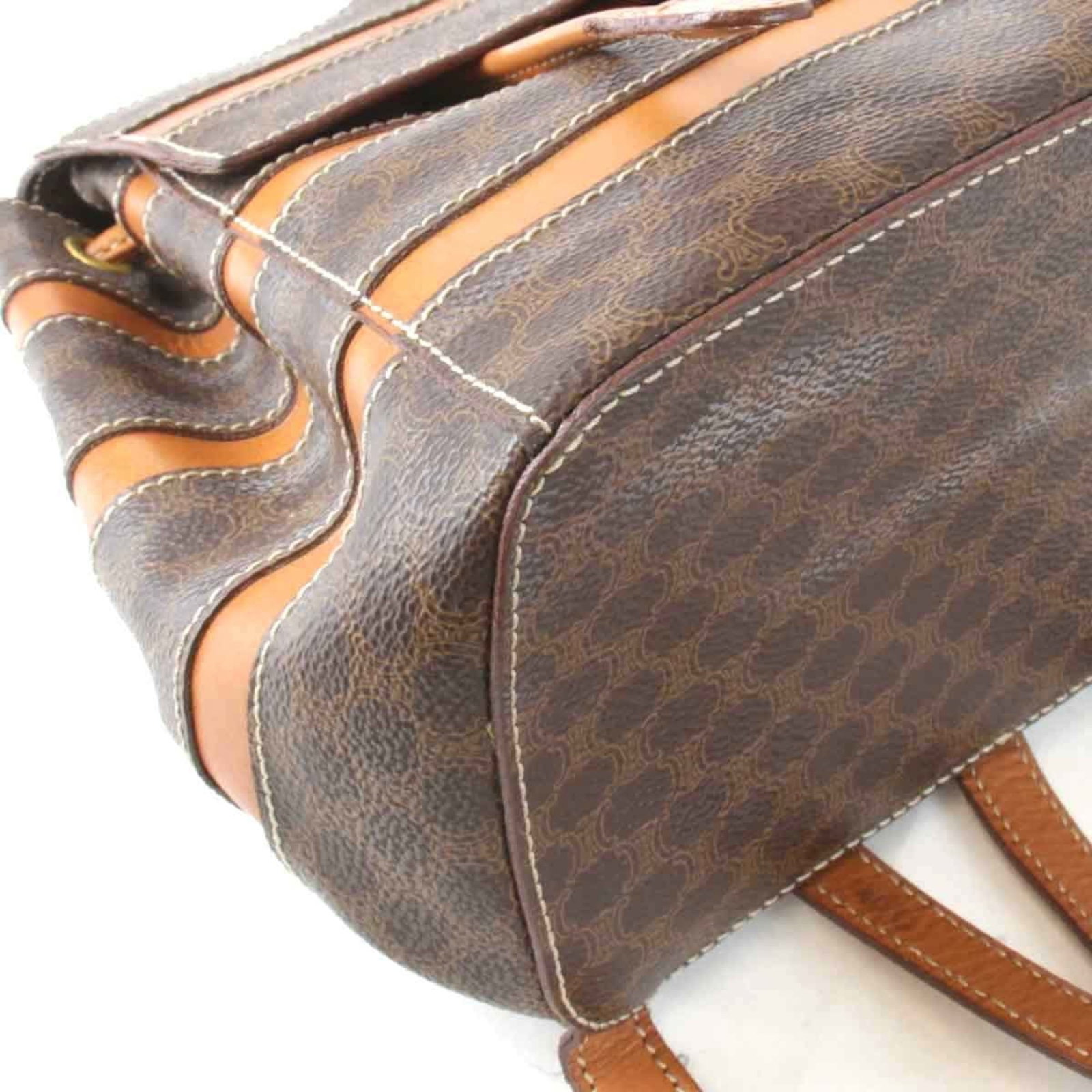 Celine Leather Backpack - 4