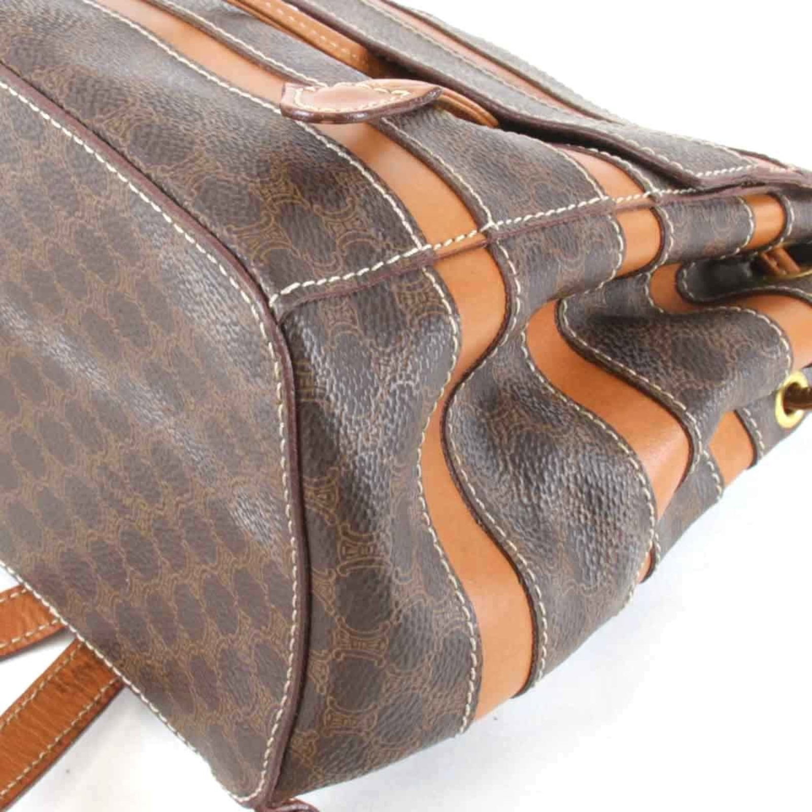 Celine Leather Backpack - 5