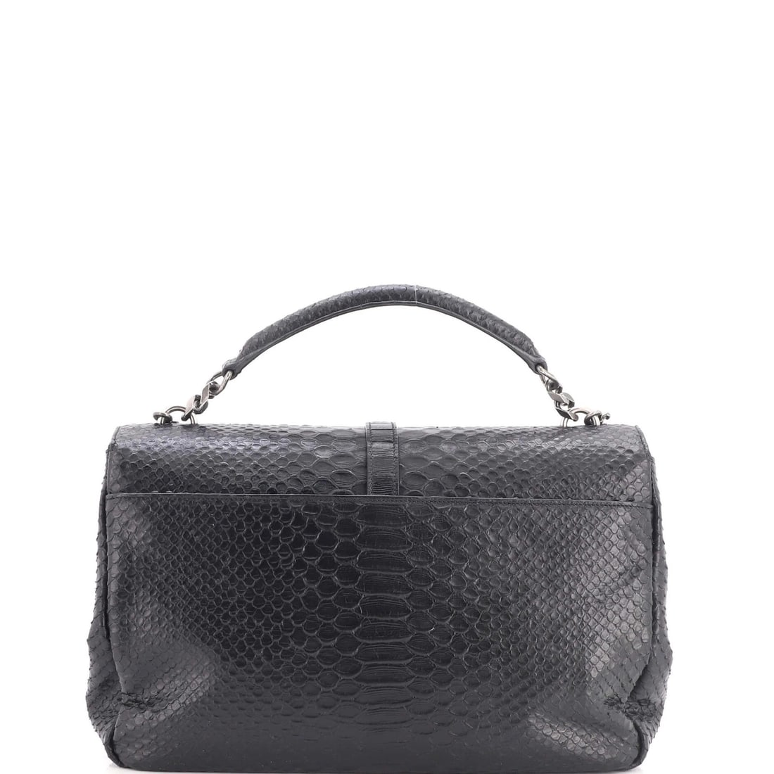 Classic Monogram Leather Bag College Python Embossed Saint Large - 3