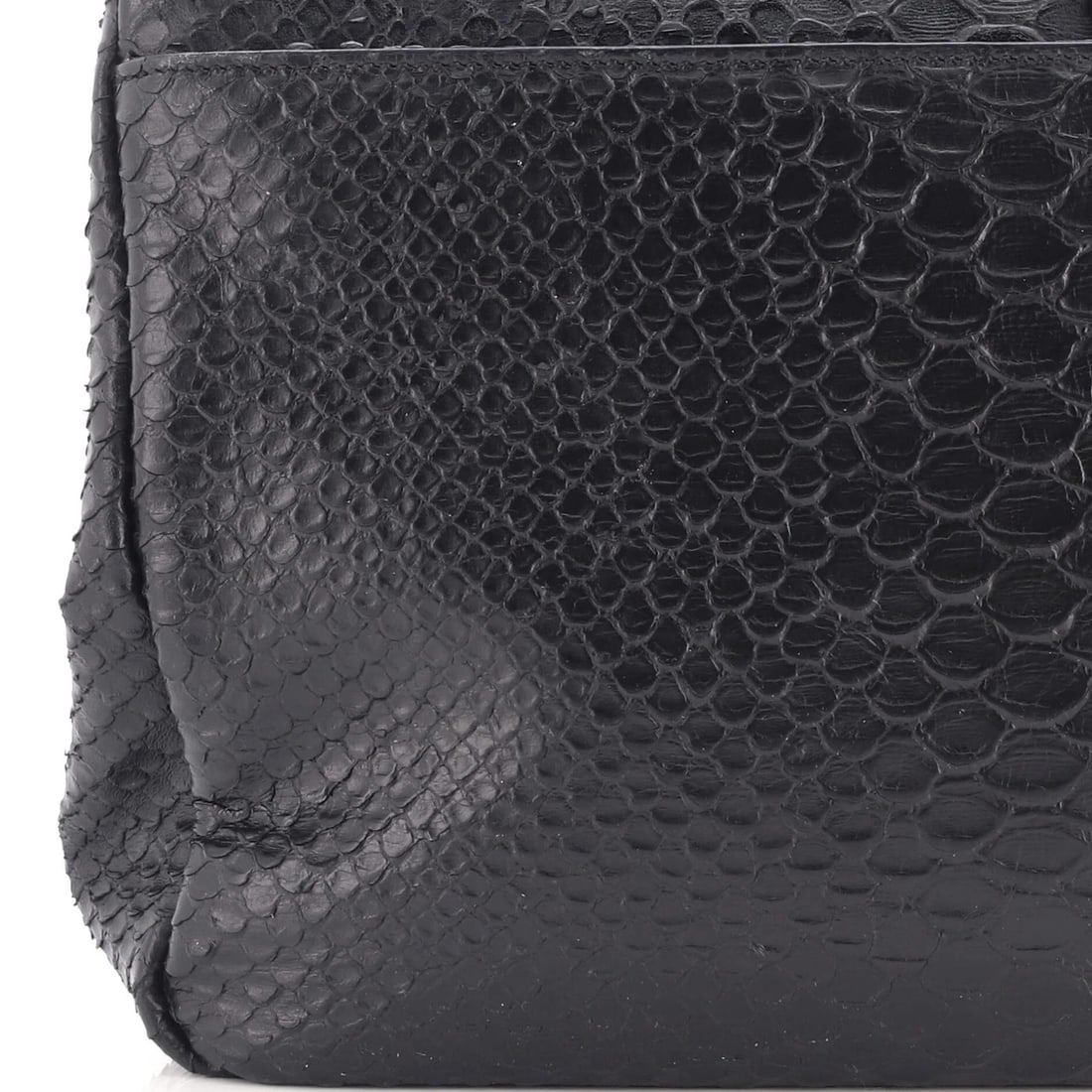 Classic Monogram Leather Bag College Python Embossed Saint Large - 6