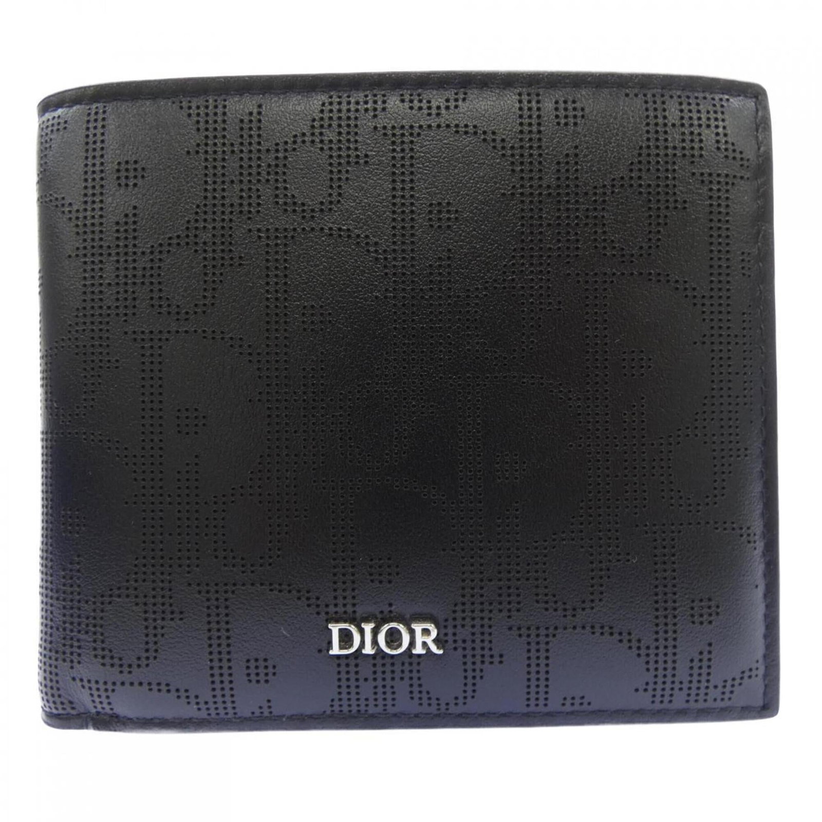 Christian Dior Wallet Bi Fold: Christian Dior Wallet Bi Fold Christian Dior Wallet Bi Fold. Made by Christian Dior, this bi-fold wallet features a sleek black design with precise dimensions at 10cm x 12cm x 2cm. The product's