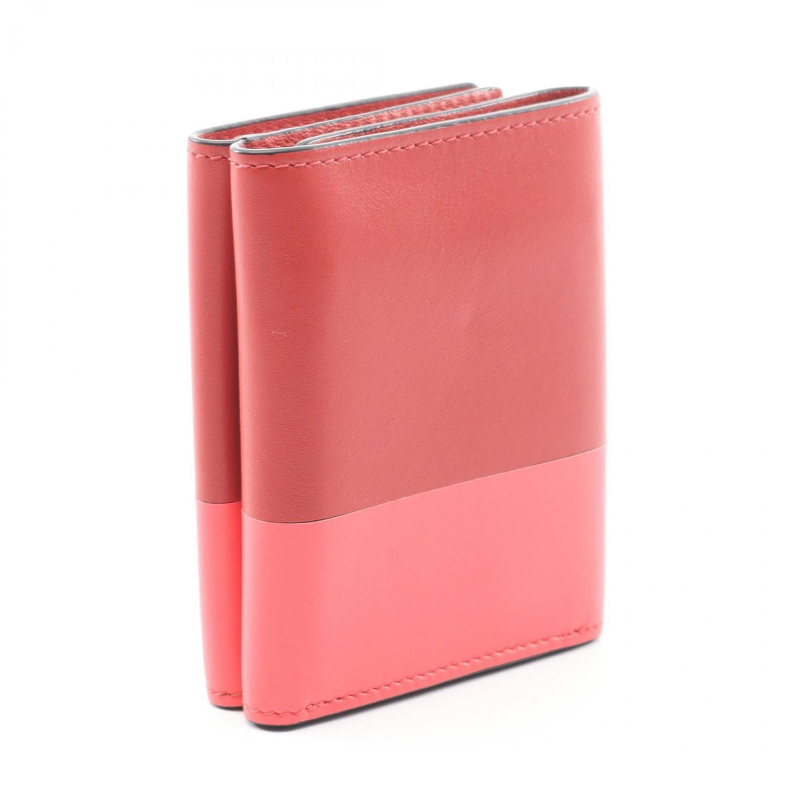 Long Leather Wallet Tri Fold - 2
