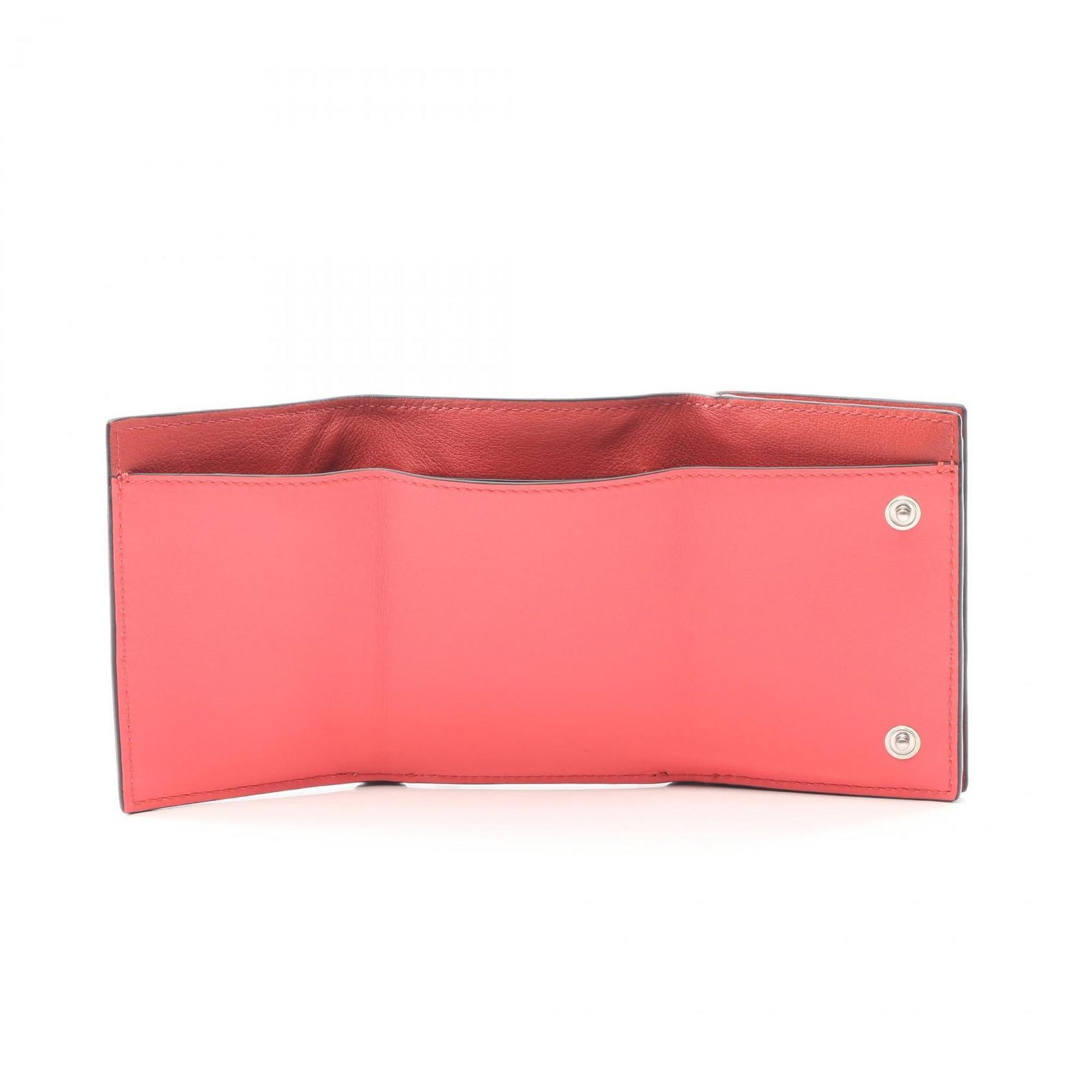 Long Leather Wallet Tri Fold - 3