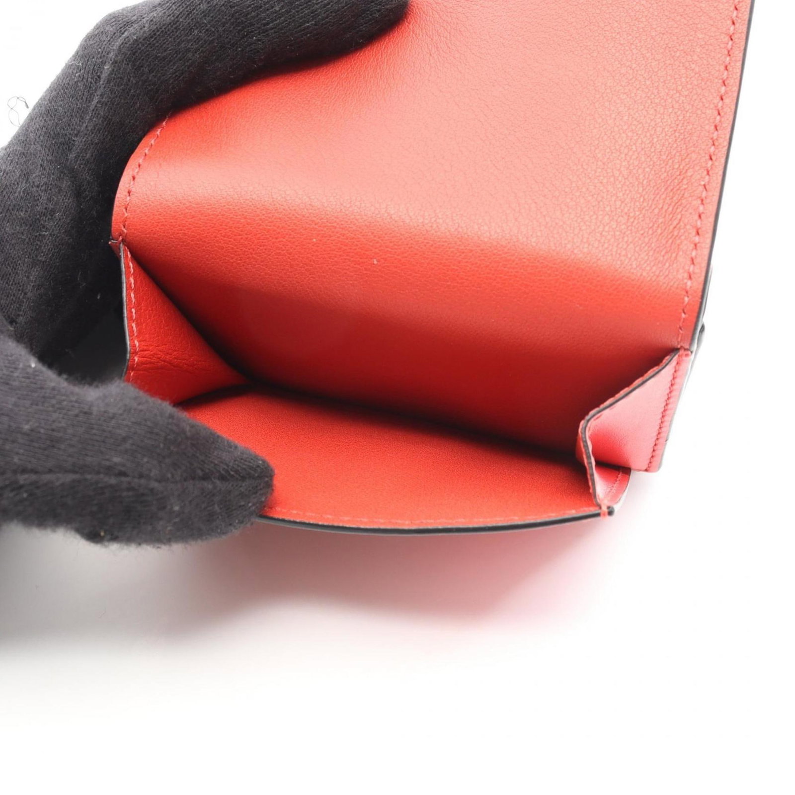 Long Leather Wallet Tri Fold - 4