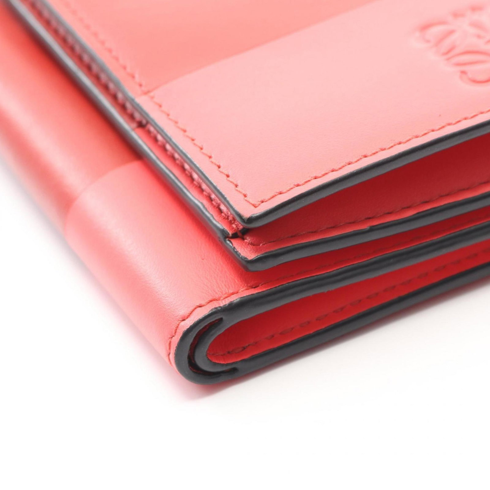Long Leather Wallet Tri Fold - 6
