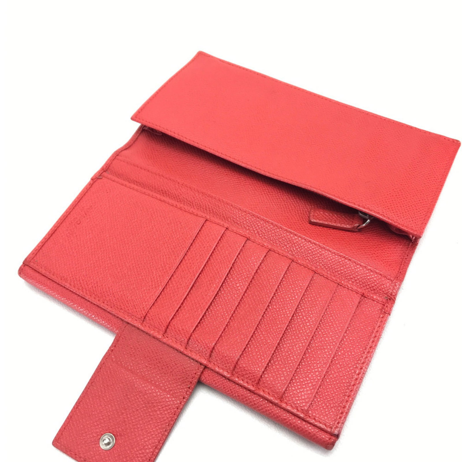 Long Bi fold Wallet Leather - 5