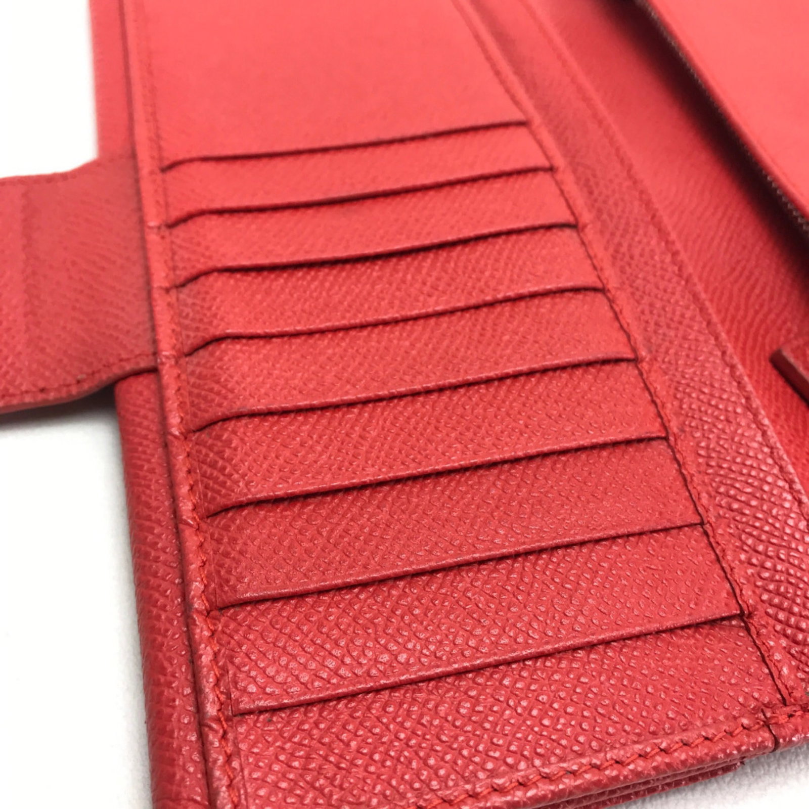 Long Bi fold Wallet Leather - 7