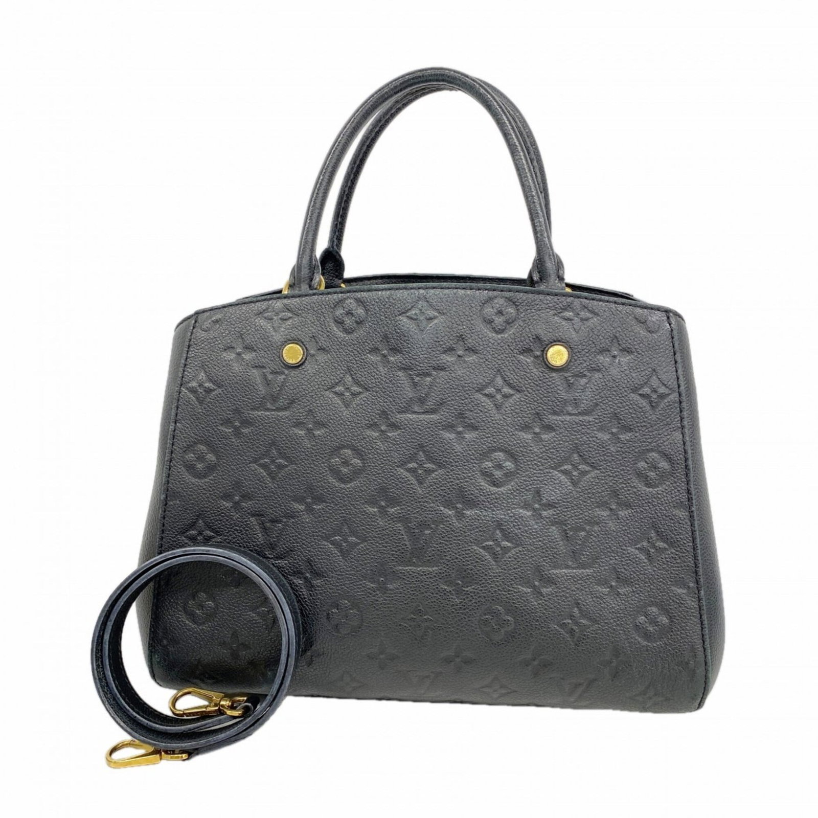Louis Vuitton Handbag: Louis Vuitton Handbag Louis Vuitton Handbag Noir features a sleek design with dimensions 24cm x 28.5cm x 11cm, making it a stylish accessory for women on-the-go. The bag's signature monogram pattern