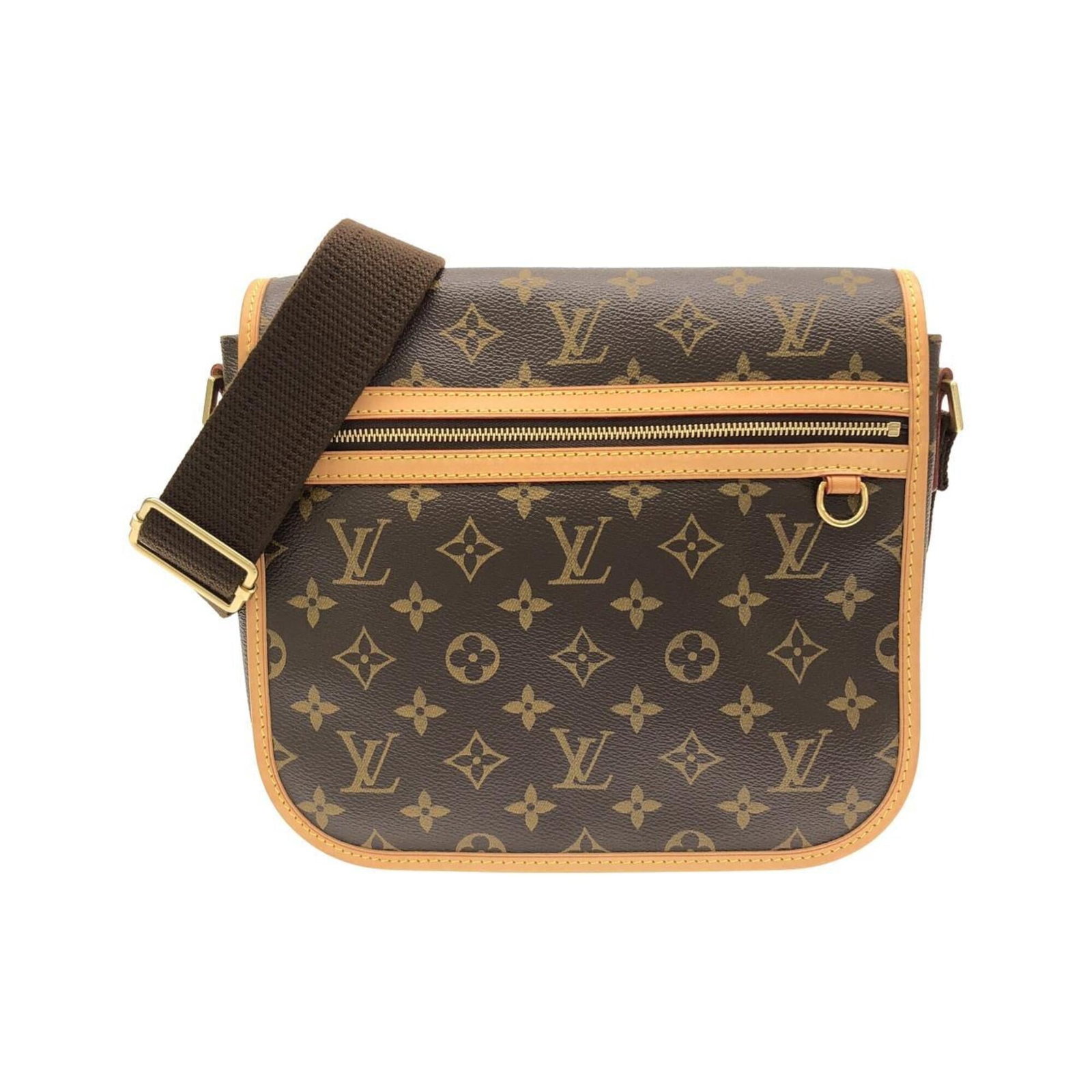 Shoulder bag coated canvas by Louis Vuitton: Shoulder bag coated canvas by Louis Vuitton Coated canvas by Louis Vuitton, featuring a classic design with gold hardware and a signature. This shoulder bag measures 23cm x 26cm x 8cm and is made