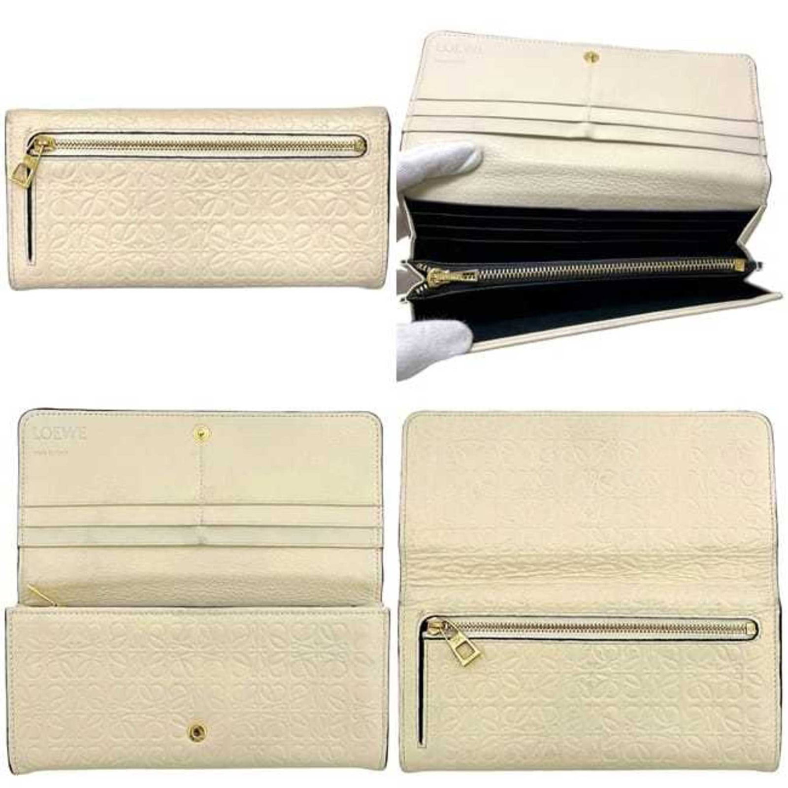 Long Wallet Bi Fold Leather - 3