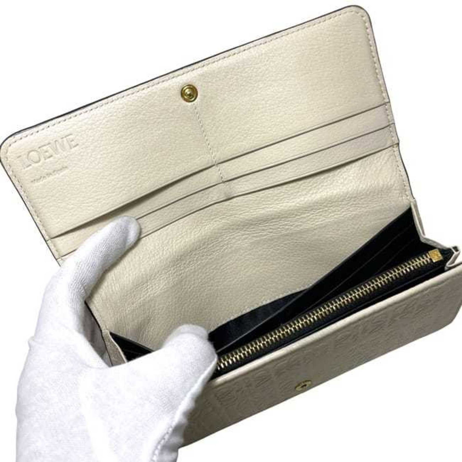 Long Wallet Bi Fold Leather - 9
