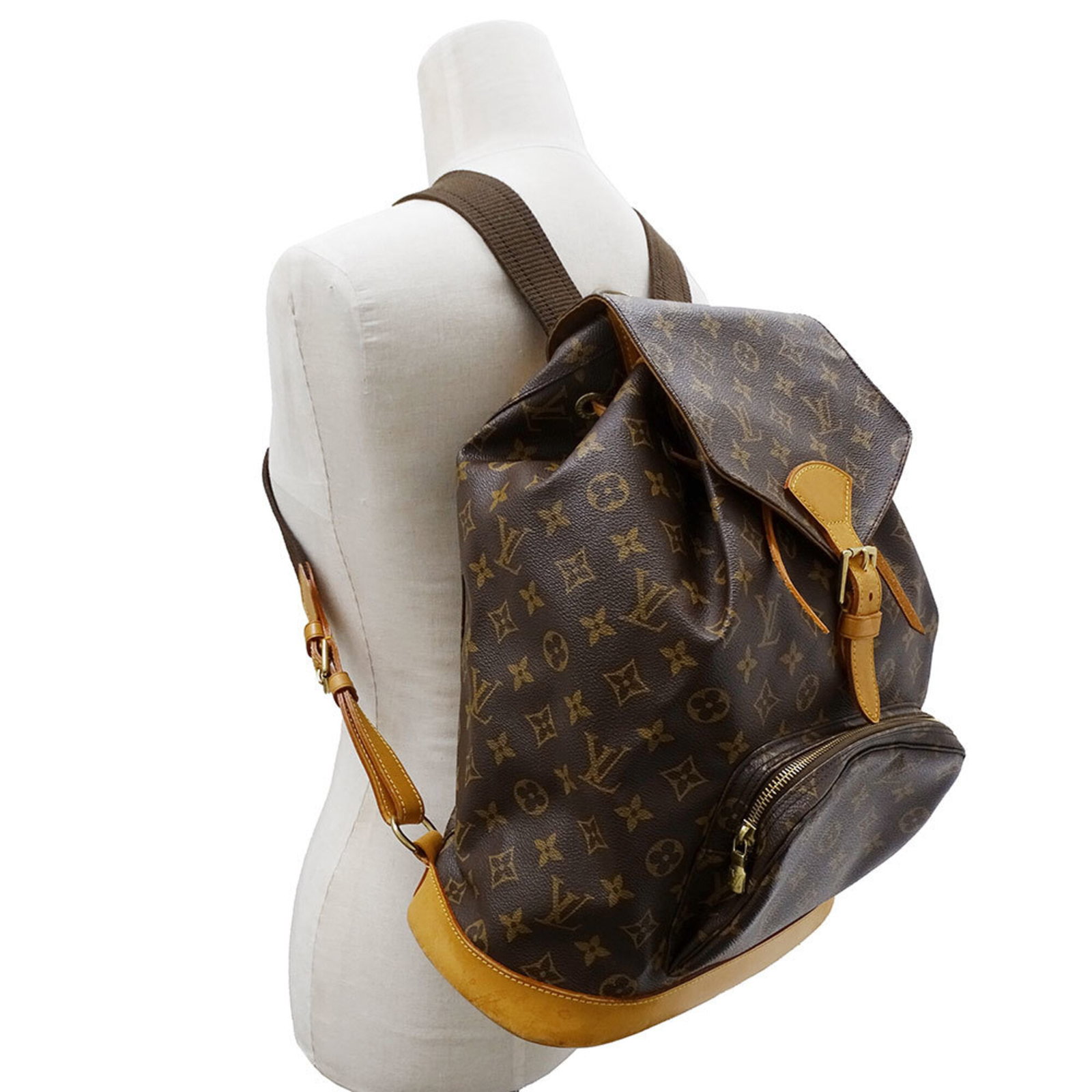 Canvas Monogram Backpack Vuitton Louis - 6