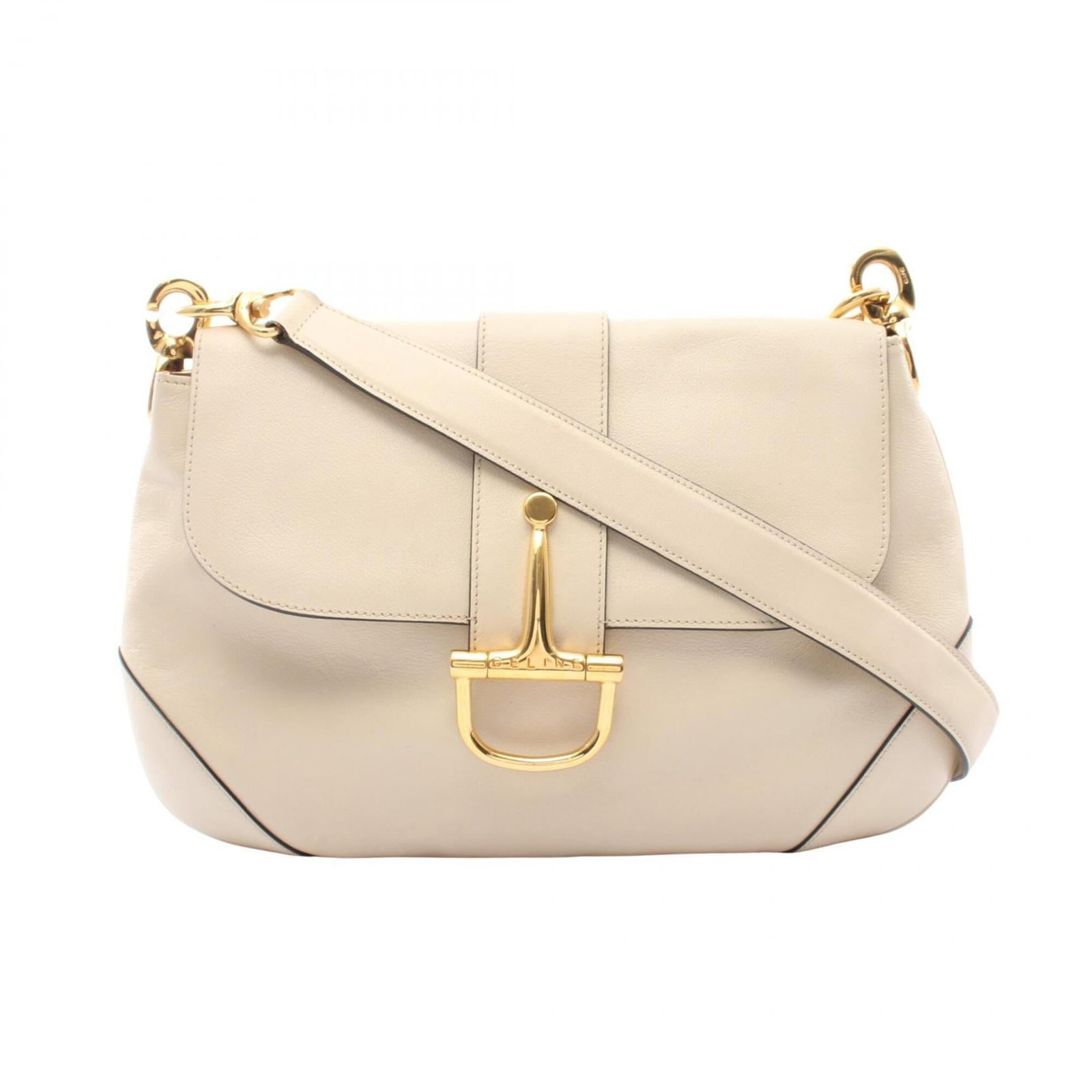 Celine bag leather: Celine bag leather Ivory Celine bag leather, measuring 24cm x 36cm x 4cm, offers a sleek and sophisticated shoulder bag design. Made from high-quality leather, its classic shape and timeless style mak